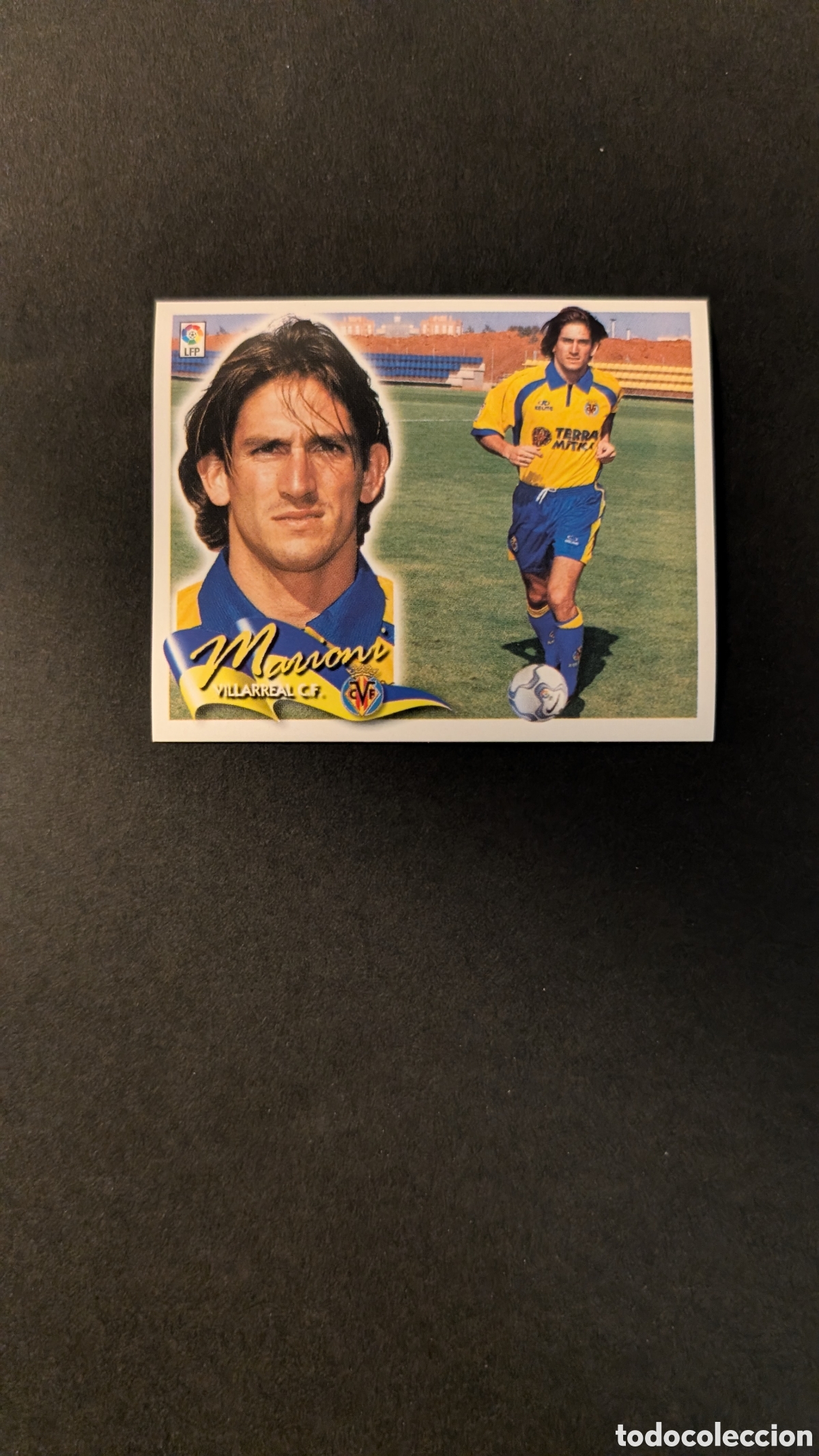 Fu&szlig;ball-Sticker: L5 MARIONI VILLARREAL FICHAJE 28 LIGA ESTE 2000/01 00 01 NUNCA PEGADO SIN PEGAR