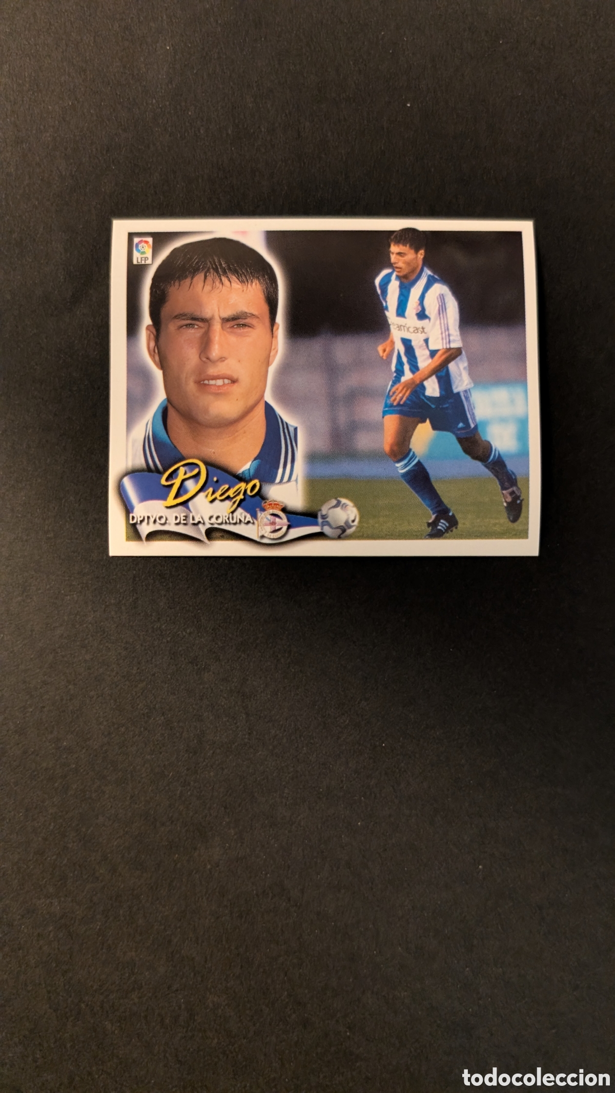 Fu&szlig;ball-Sticker: L5 DIEGO DEPORTIVO FICHAJE 29 LIGA ESTE 2000/01 00 01 NUNCA PEGADO SIN PEGAR