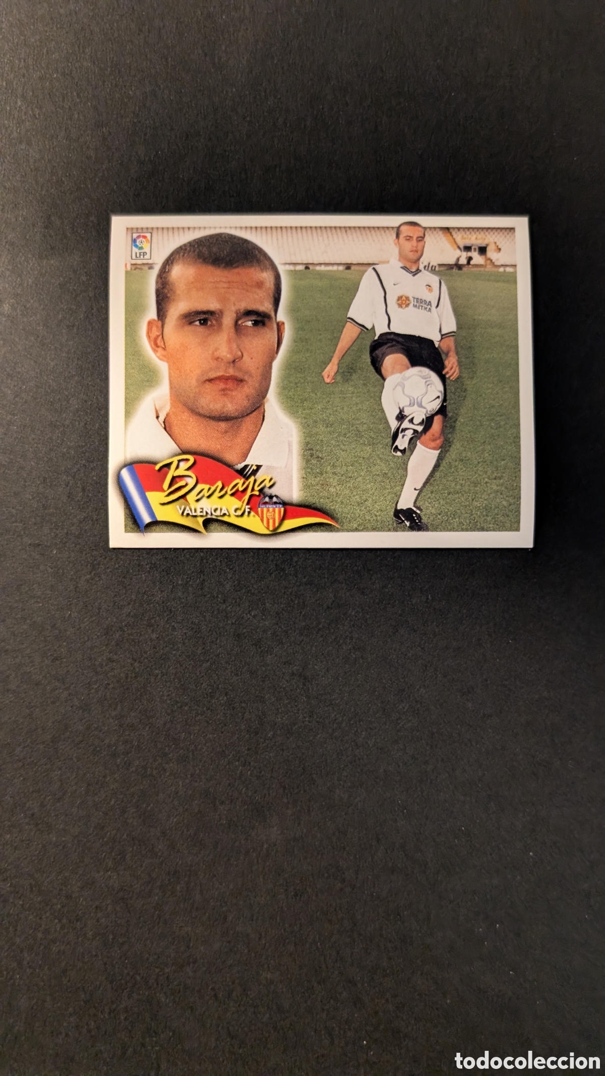 Fu&szlig;ball-Sticker: L5 BARAJA VALENCIA COLOCA LIGA ESTE 2000/01 00 01 NUNCA PEGADO SIN PEGAR