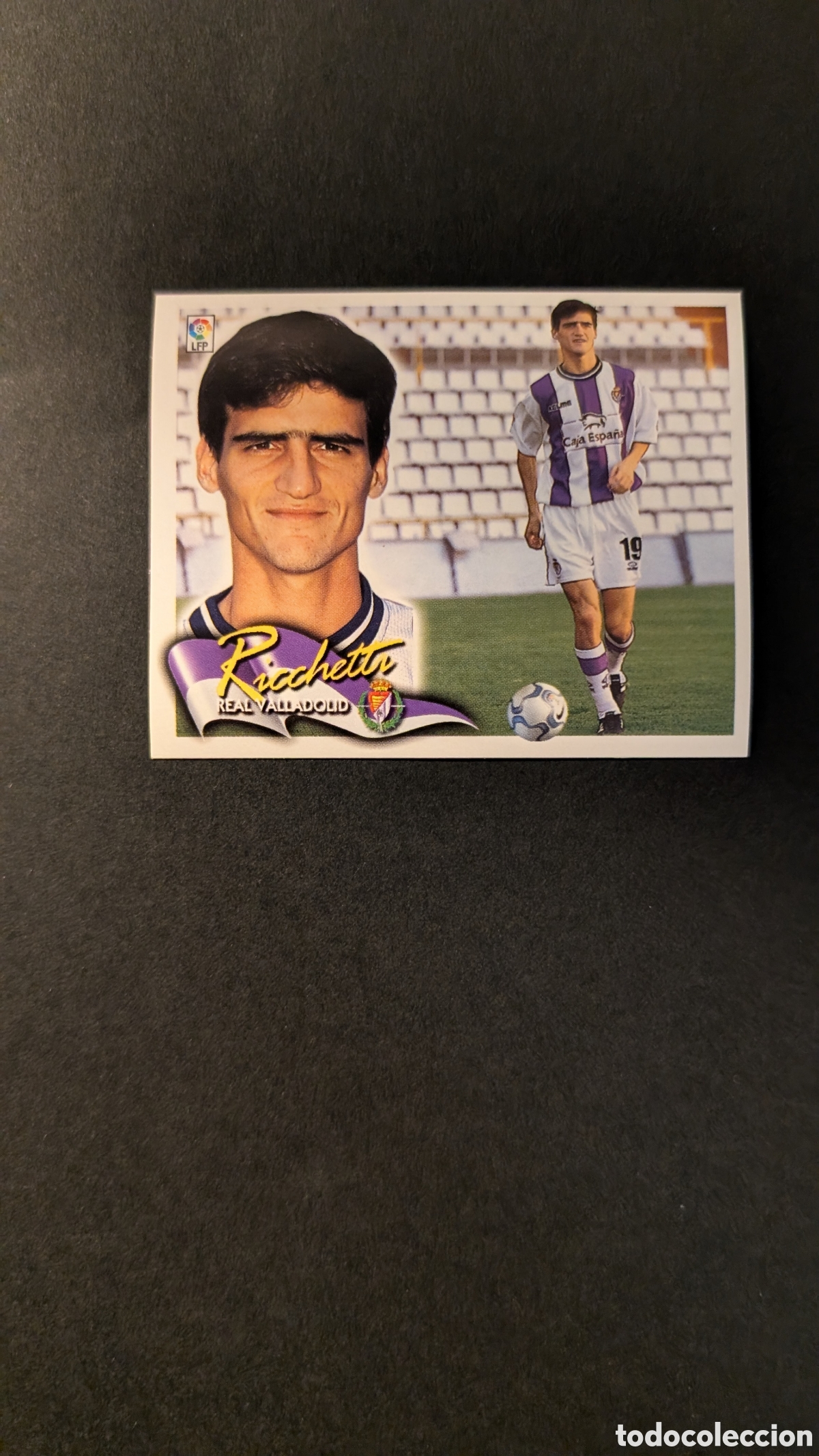 Fu&szlig;ball-Sticker: L5 RICCHETTI VALLADOLID COLOCA LIGA ESTE 2000/01 00 01 NUNCA PEGADO SIN PEGAR