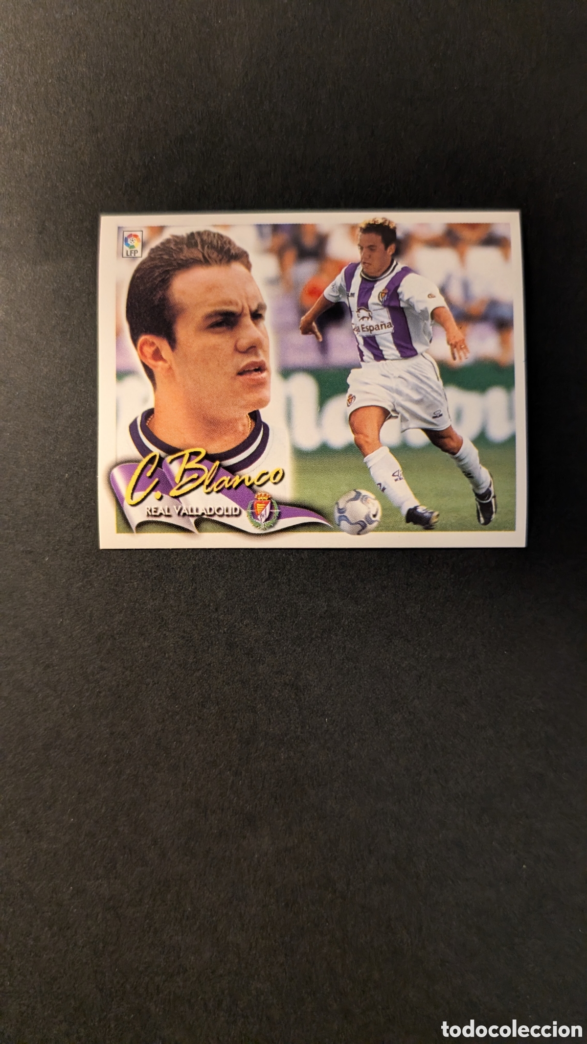 Fu&szlig;ball-Sticker: L5 CUAUHTEMOC BLANCO VALLADOLID COLOCA LIGA ESTE 2000/01 00 01 NUNCA PEGADO SIN PEGAR