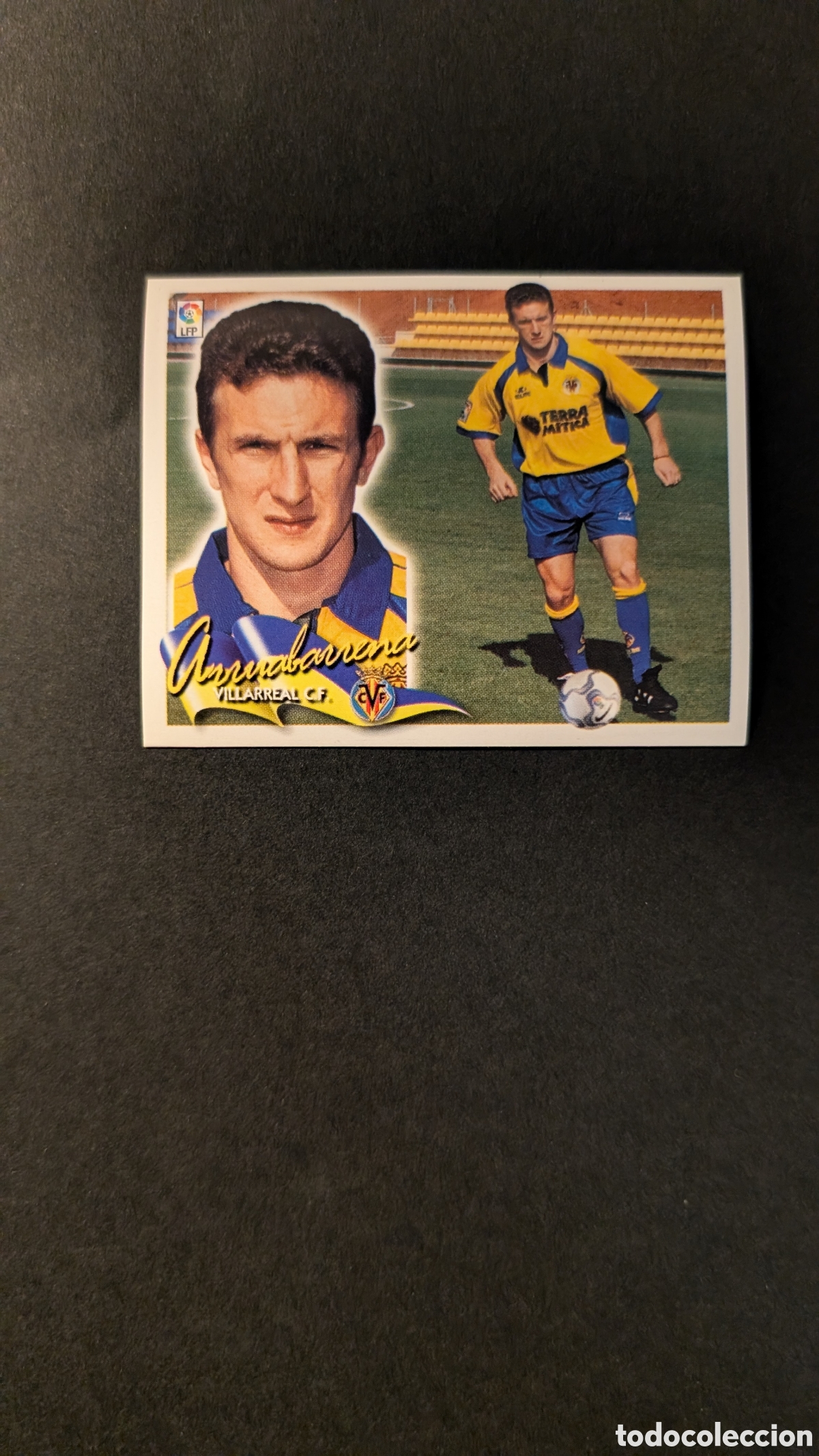 Fu&szlig;ball-Sticker: L5 ARRUAABARRENA VILLARREAL COLOCA LIGA ESTE 2000/01 00 01 NUNCA PEGADO SIN PEGAR