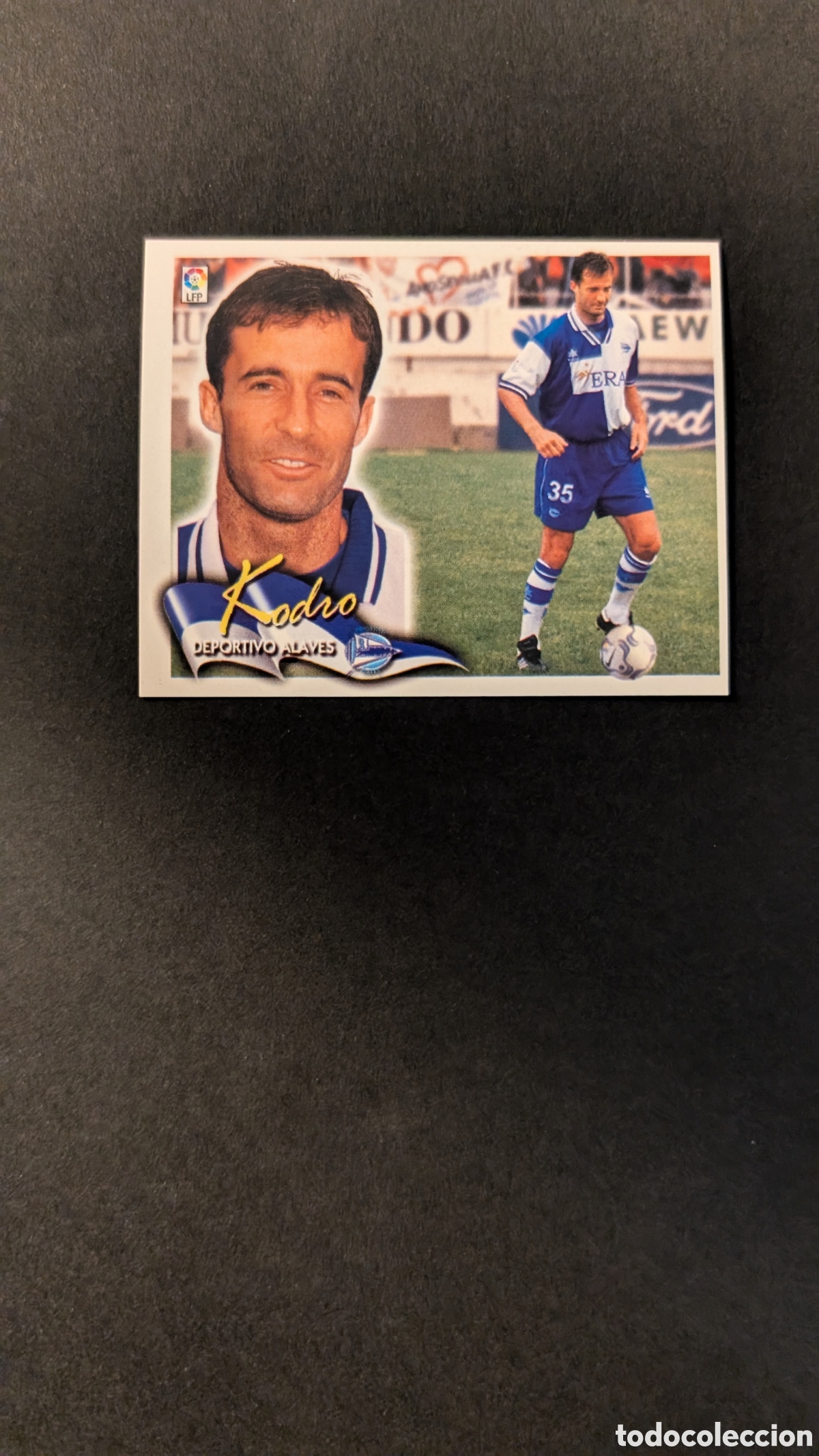 Fu&szlig;ball-Sticker: L5 KODRO ALAVES BAJA LIGA ESTE 2000/01 00 01 NUNCA PEGADO SIN PEGAR