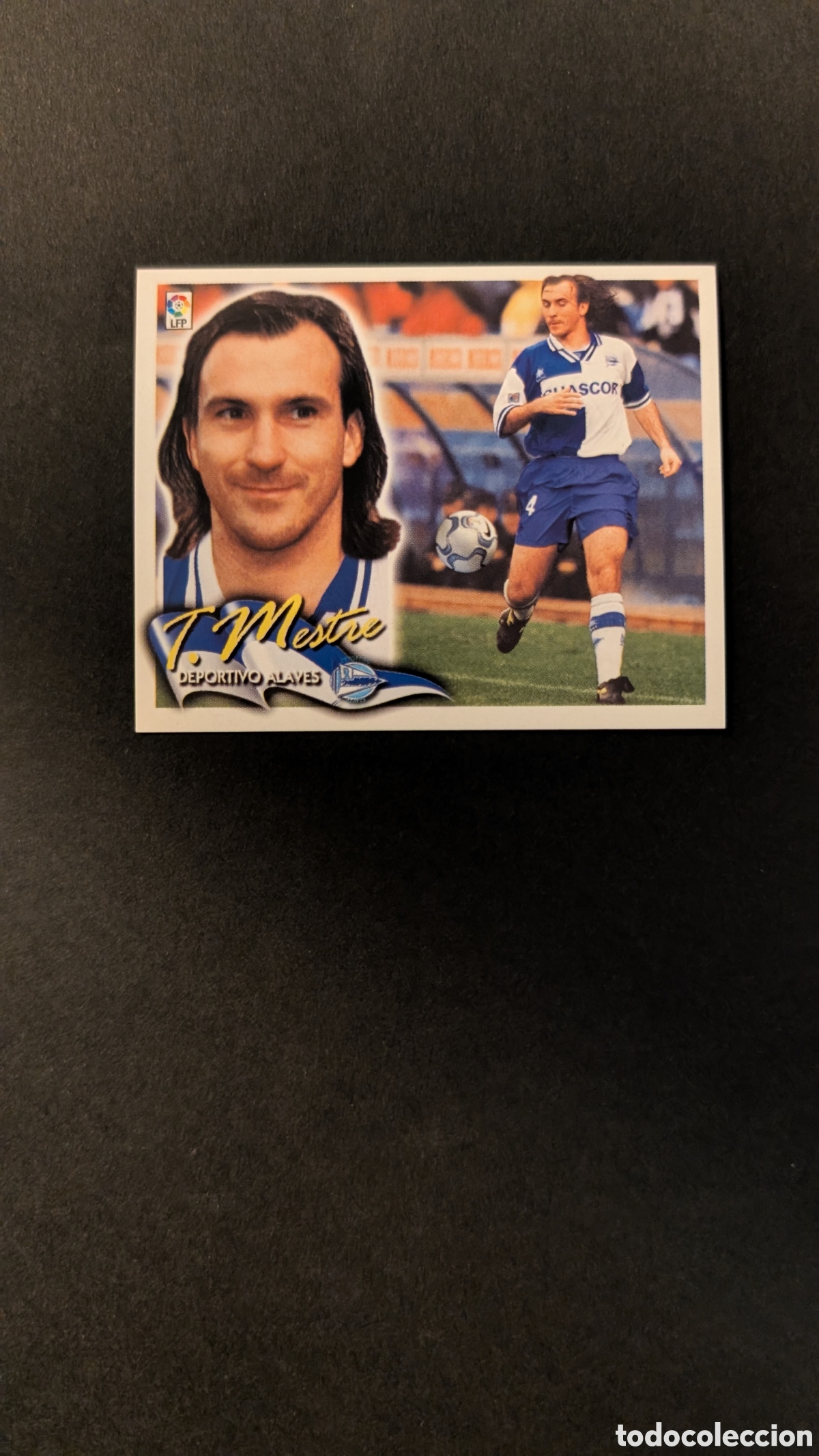 Fu&szlig;ball-Sticker: L5 TORRES MESTRE ALAVES BAJA LIGA ESTE 2000/01 00 01 NUNCA PEGADO SIN PEGAR