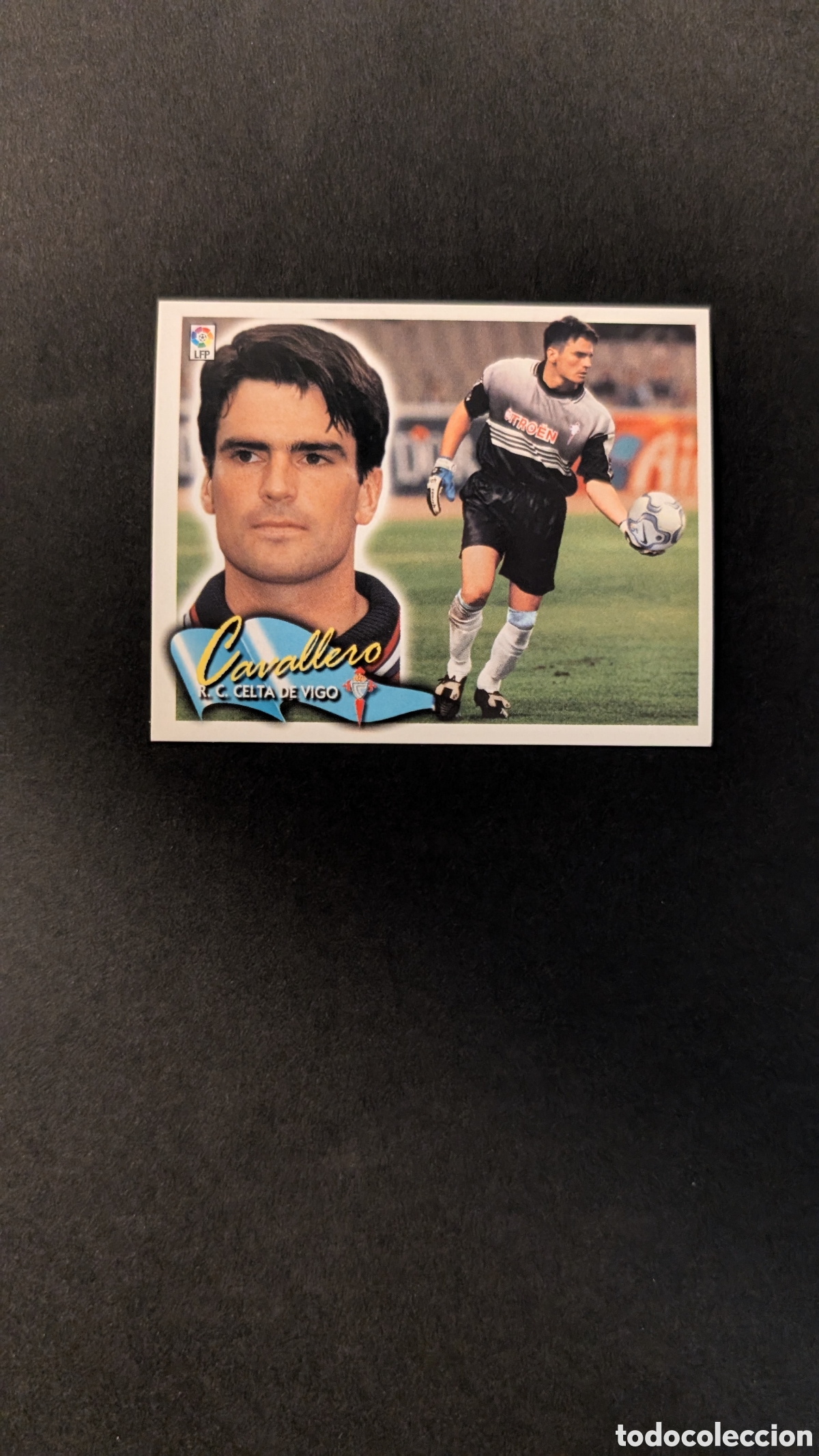 Fu&szlig;ball-Sticker: L5 CAVALLERO CELTA LIGA ESTE 2000/01 00 01 NUNCA PEGADO SIN PEGAR