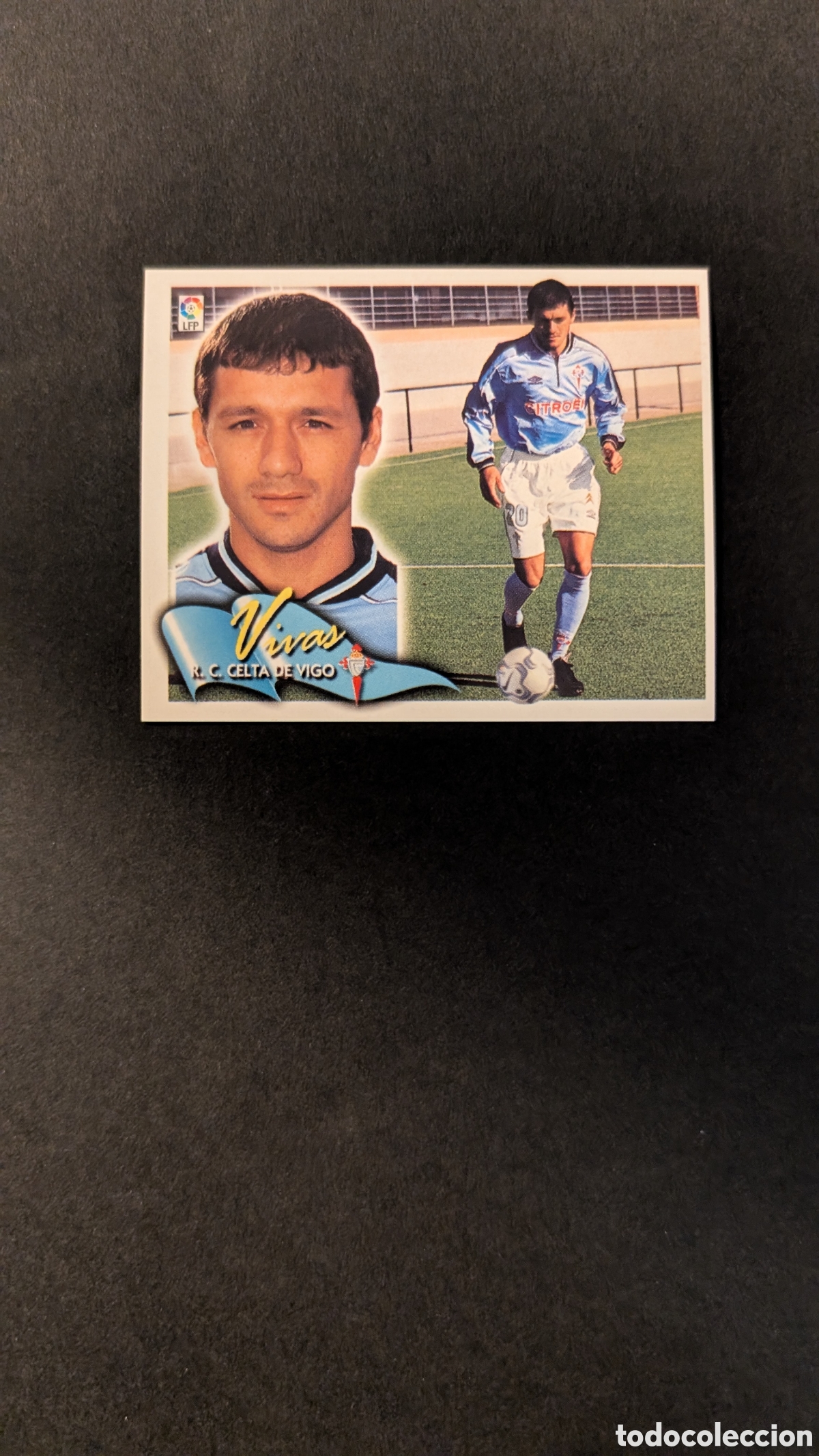 Cromos de Futebol: L5 VIVAS CELTA BAJA LIGA ESTE 2000/01 00 01 NUNCA PEGADO SIN PEGAR