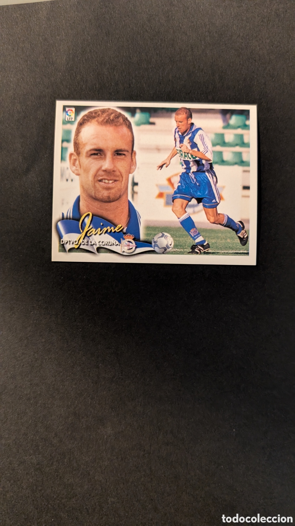 Fu&szlig;ball-Sticker: L5 JAIME DEPORTIVO BAJA LIGA ESTE 2000/01 00 01 NUNCA PEGADO SIN PEGAR