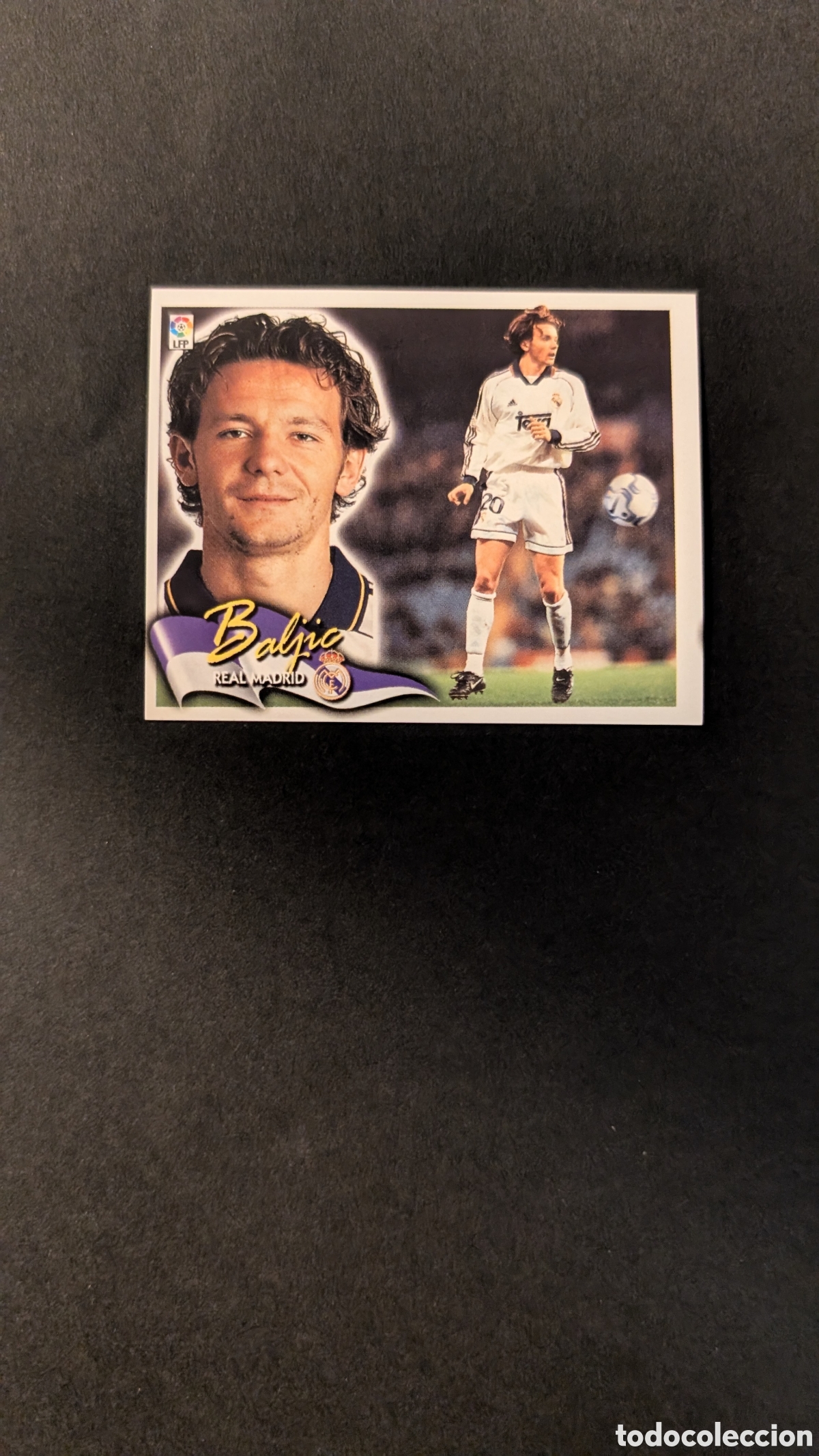 Fu&szlig;ball-Sticker: L5 BALJIC BAJA REAL MADRID LIGA ESTE 2000/01 00 01 NUNCA PEGADO SIN PEGAR