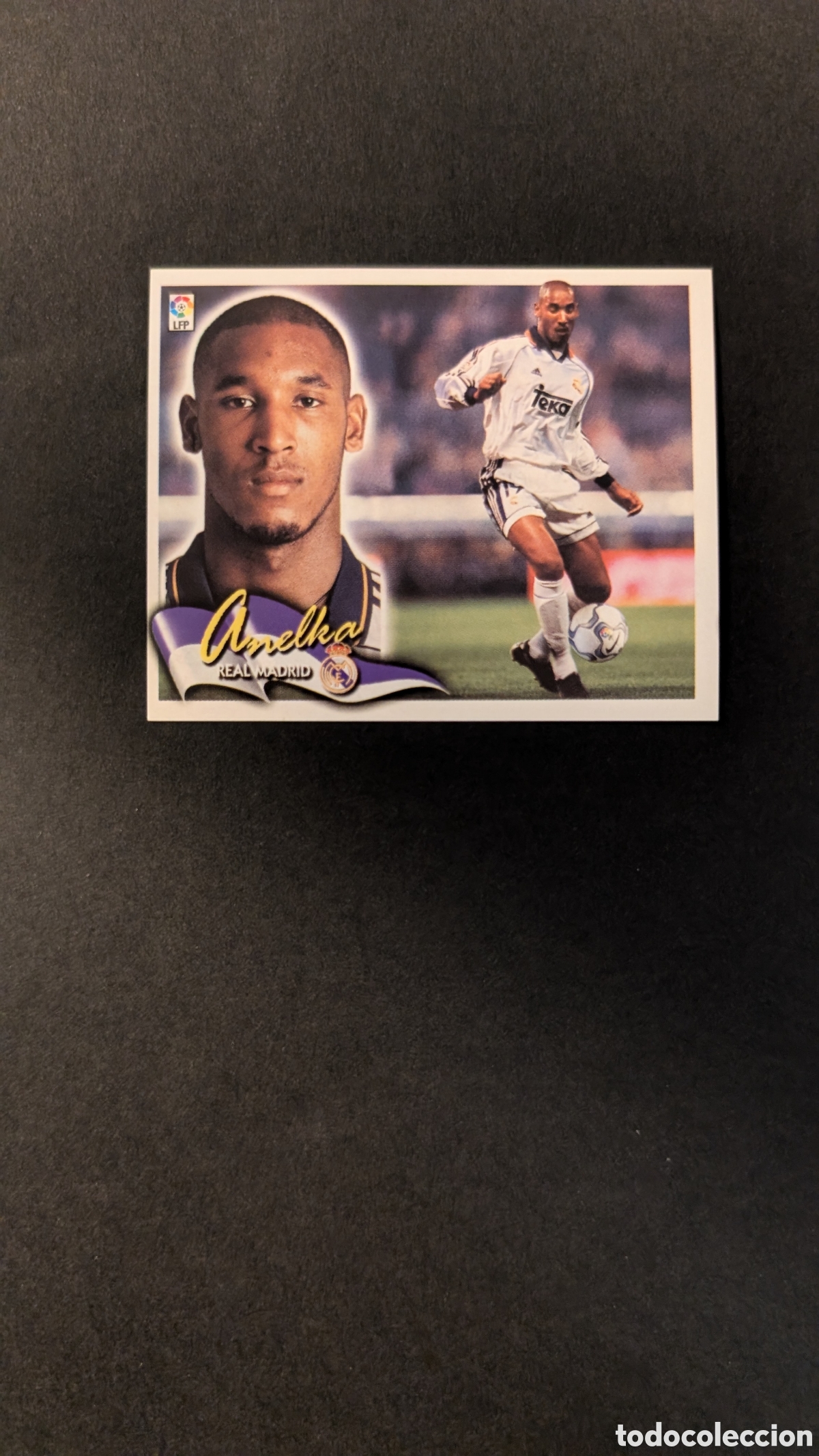 Fu&szlig;ball-Sticker: L5 ANELKA BAJA REAL MADRID LIGA ESTE 2000/01 00 01 NUNCA PEGADO SIN PEGAR