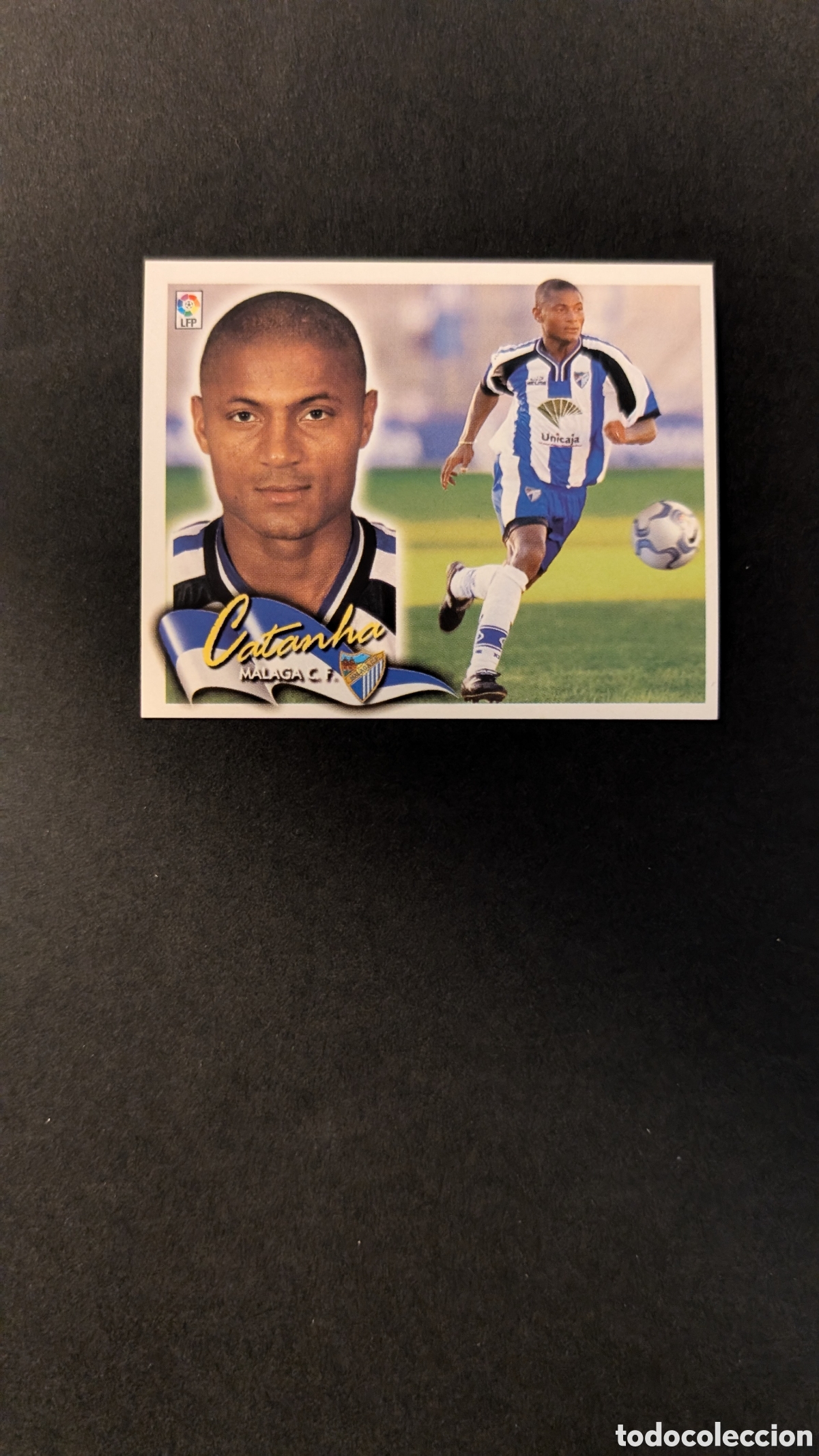 Fu&szlig;ball-Sticker: L5 CATANHA MALAGA BAJA LIGA ESTE 2000/01 00 01 NUNCA PEGADO SIN PEGAR