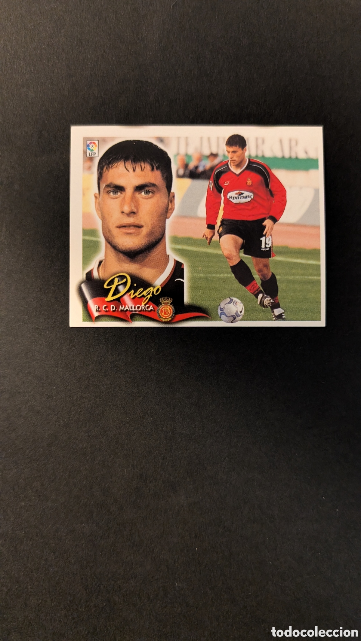 Fu&szlig;ball-Sticker: L5 DIEGO MALLORCA BAJA LIGA ESTE 2000/01 00 01 NUNCA PEGADO SIN PEGAR