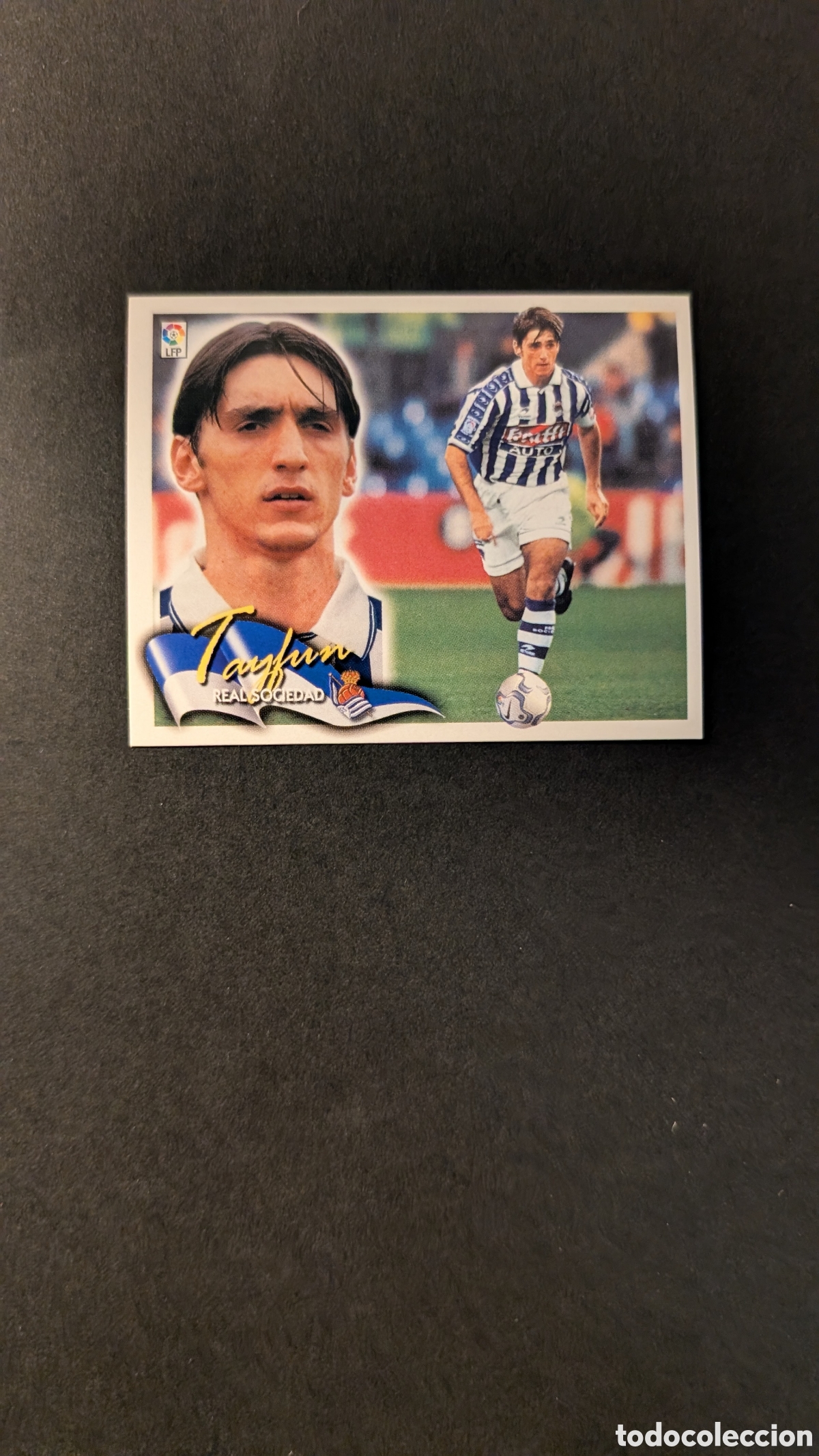 Cartes &agrave; collectionner de Football: L5 TAYFUN REAL SOCIEDAD LIGA ESTE 2000/01 00 01 NUNCA PEGADO SIN PEGAR