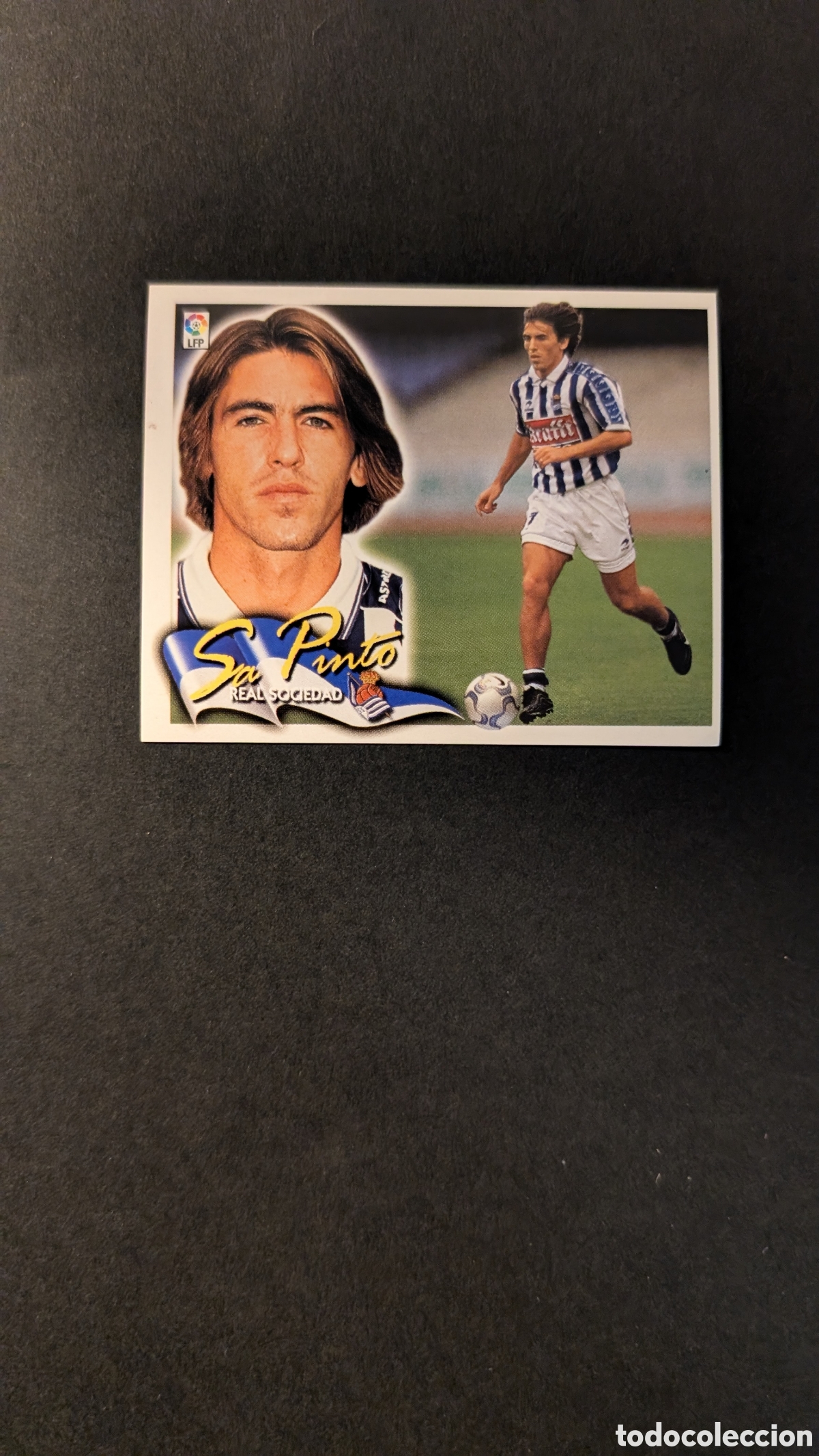 Cartes &agrave; collectionner de Football: L5 SA PINTO BAJA REAL SOCIEDAD LIGA ESTE 2000/01 00 01 NUNCA PEGADO SIN PEGAR