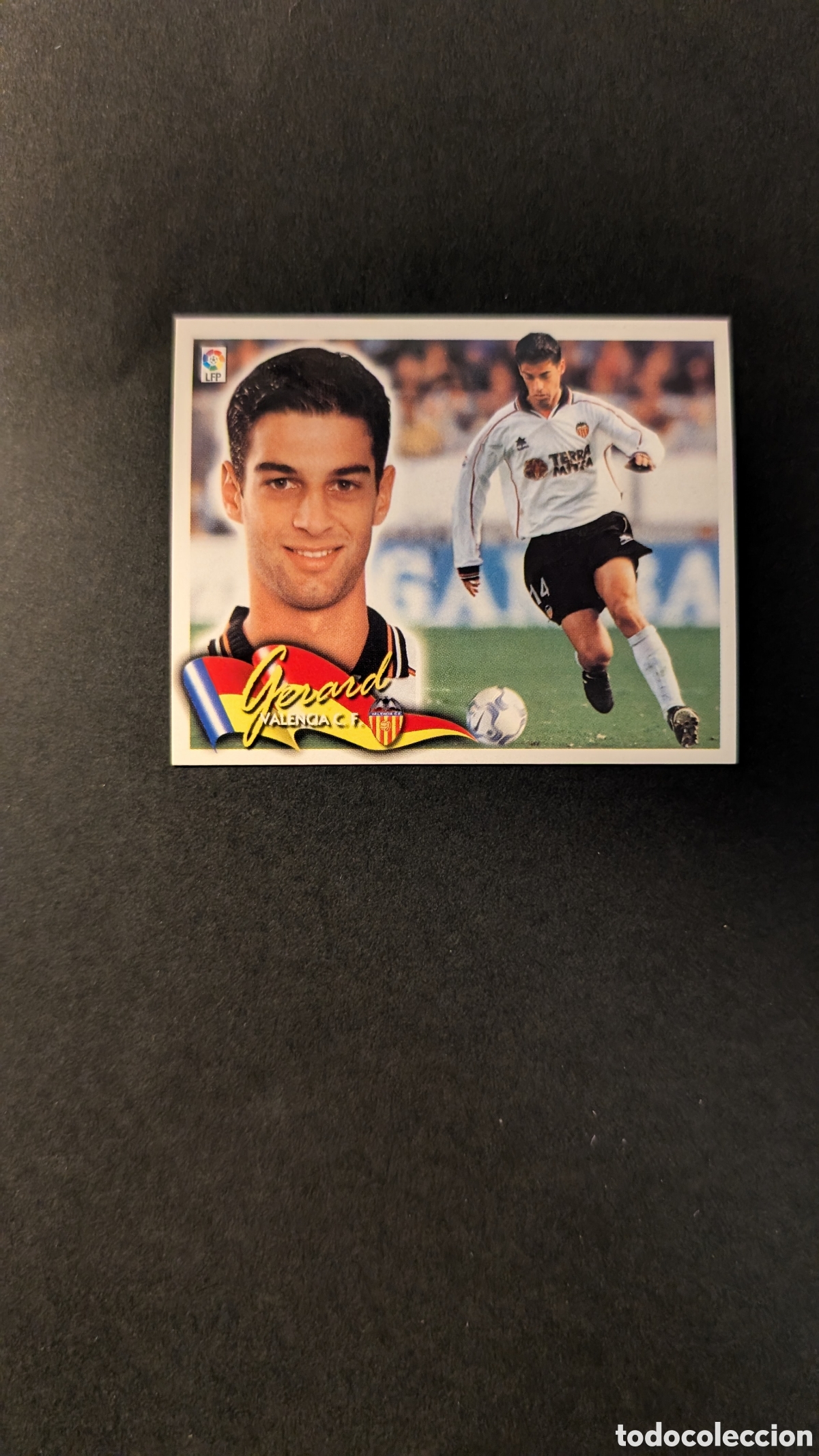 Cartes &agrave; collectionner de Football: L5 GERARD VALENCIA BAJA LIGA ESTE 2000/01 00 01 NUNCA PEGADO SIN PEGAR
