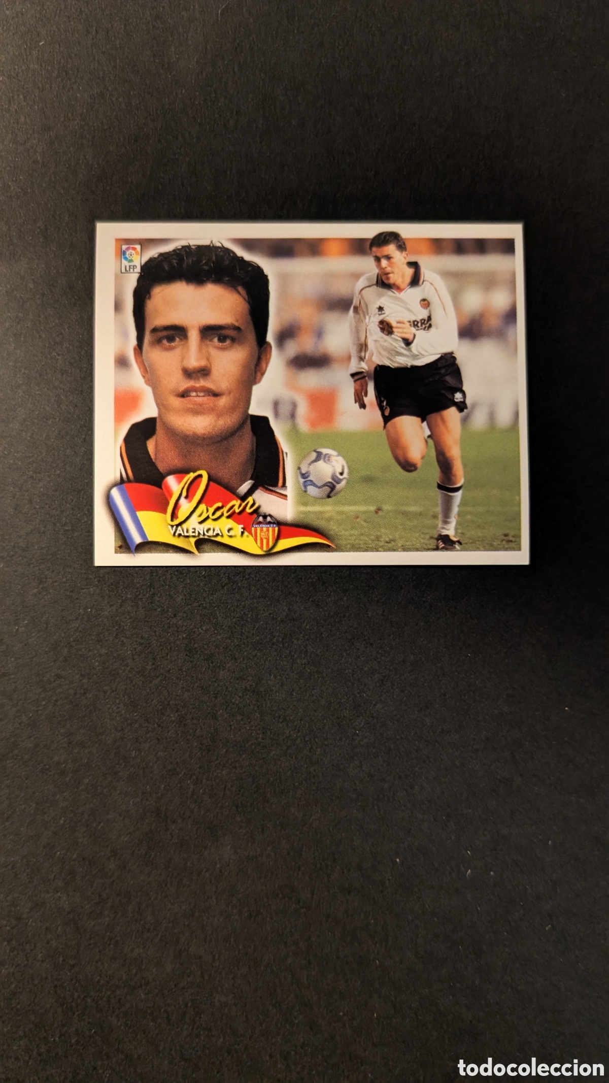 Cartes &agrave; collectionner de Football: L5 OSCAR VALENCIA BAJA LIGA ESTE 2000/01 00 01 NUNCA PEGADO SIN PEGAR