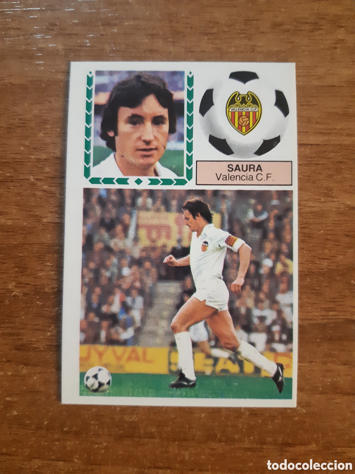 Cromos de F&uacute;tbol: Saura (Valencia) Liga 83-84 ESTE. Nunca pegado, NUEVO