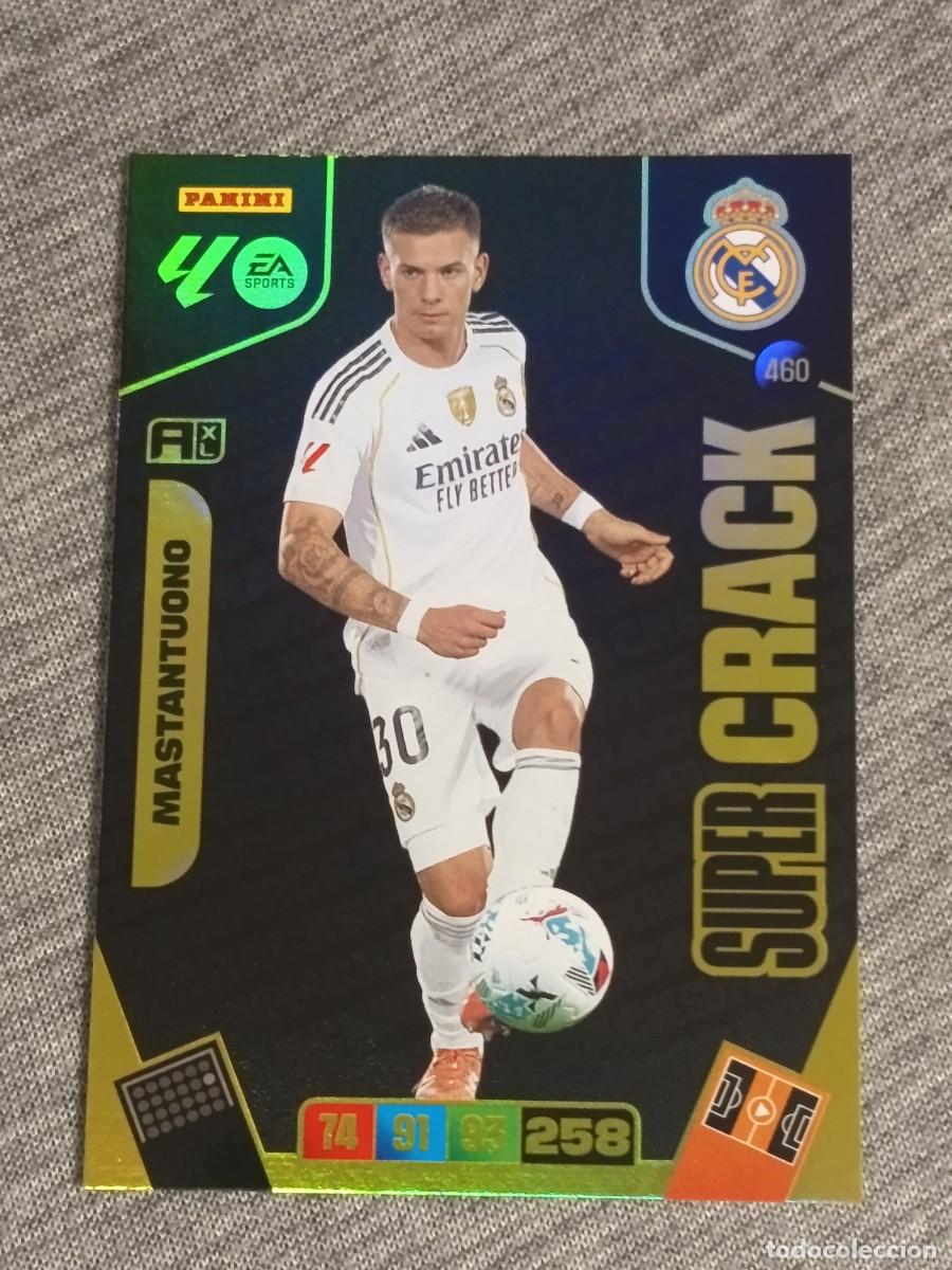Cromos de F&uacute;tbol: Adrenalyn XL 2025 2026 25 26 Card MASTANTUONO N&deg;460 SUPER CRACK REAL MADRID nuevo