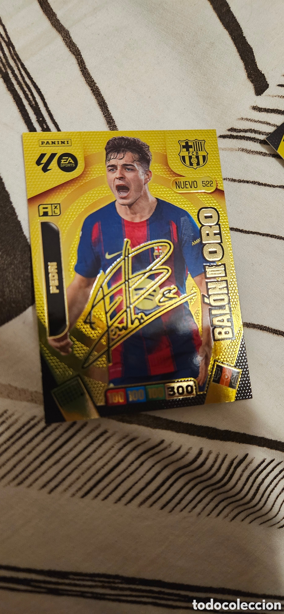 Cromos de F&uacute;tbol: Pedri bal&oacute;n de oro 471 firmado adrenalyn 2025 2026 25 26