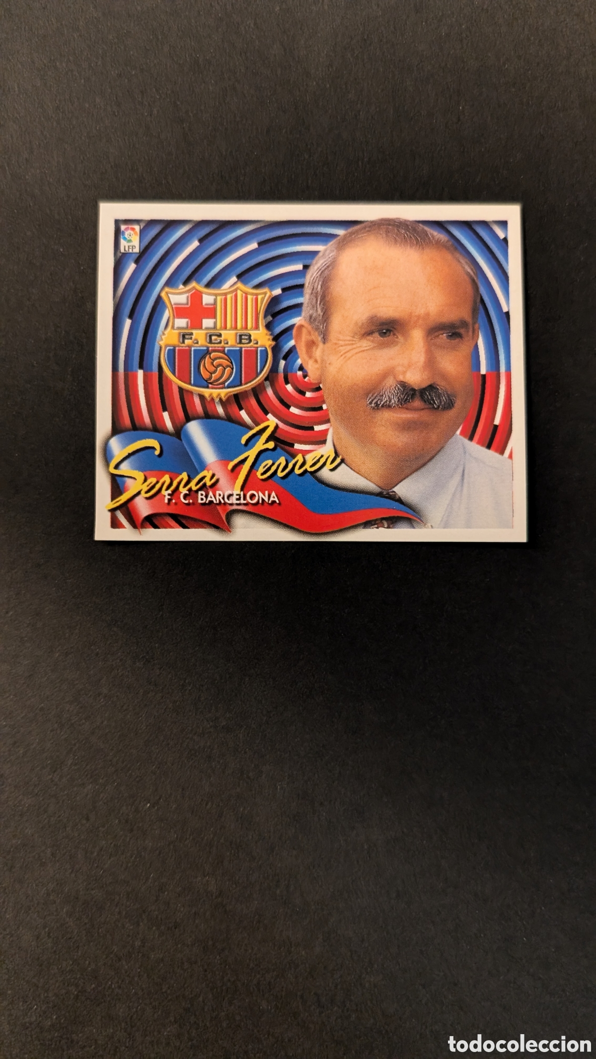 Cromos de F&uacute;tbol: L5 SERRA FERRER ENTRENADOR BARCELONA LIGA ESTE 2000/01 00 01 NUNCA PEGADO SIN PEGAR