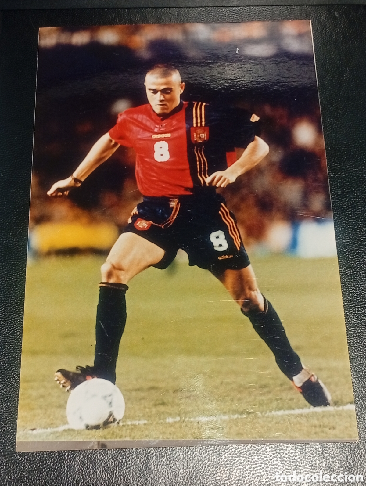 Cromos de F&uacute;tbol: foto kodak LUIS ENRIQUE A&Ntilde;OS 90 FOTOGRAF&Iacute;A SELECCI&Oacute;N ESPA&Ntilde;OLA ESPA&Ntilde;A SPAIN PANINI TOPPS MUNDICROMO