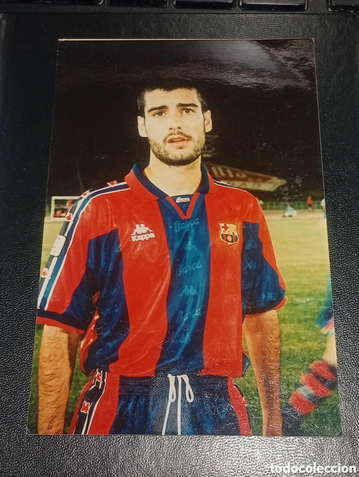 Cromos de F&uacute;tbol: foto kodak GUARDIOLA BARCELONA A&Ntilde;OS 90 FOTOGRAF&Iacute;A no CARDS PANINI MUNDICROMO TOPPS KAPPA