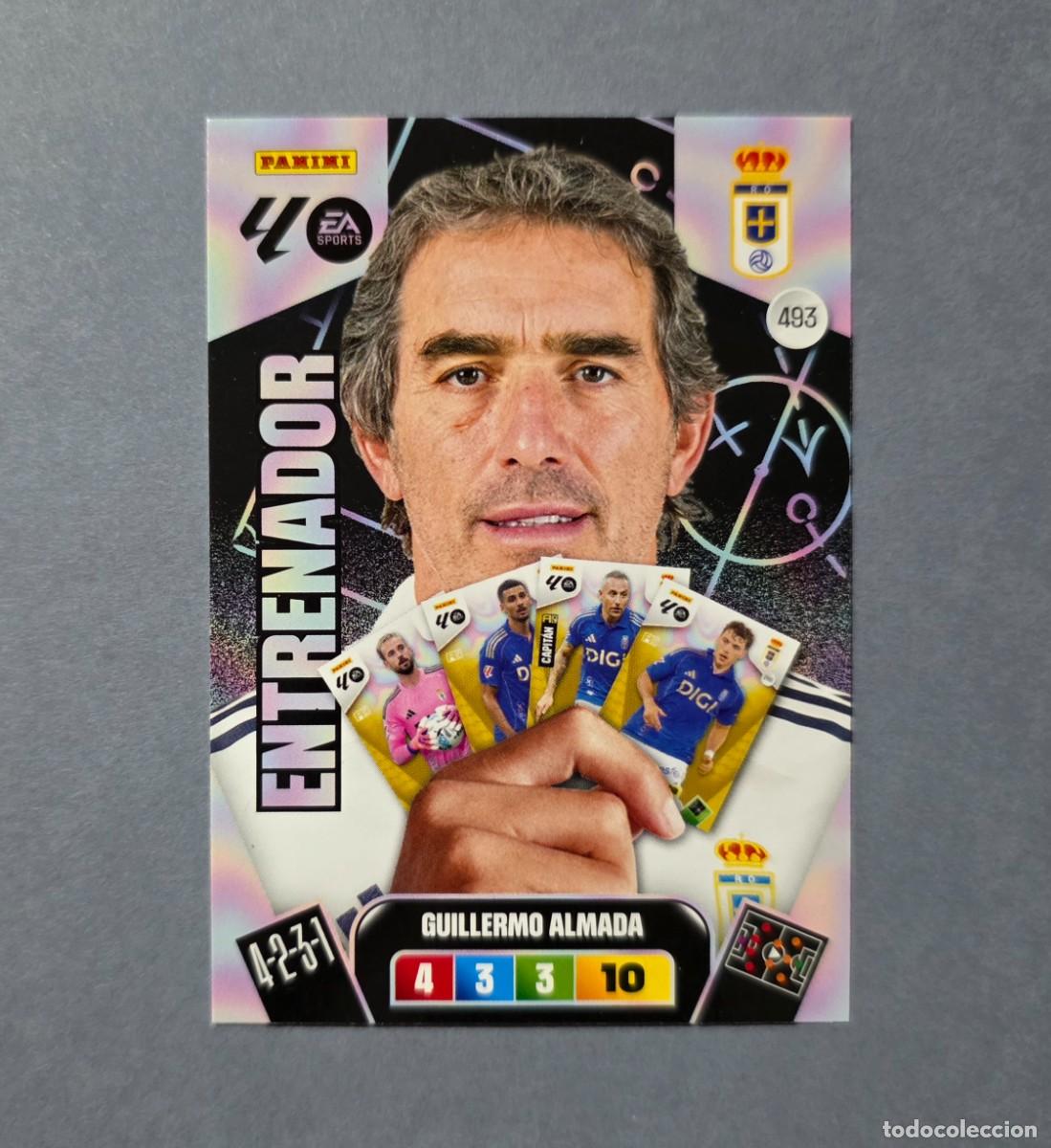 Cromos de F&uacute;tbol: 493 GUILLERMO ALMADA (ENTRENADOR) - OVIEDO - ADRENALYN XL 2025-26 - 25/26 (NUEVO)