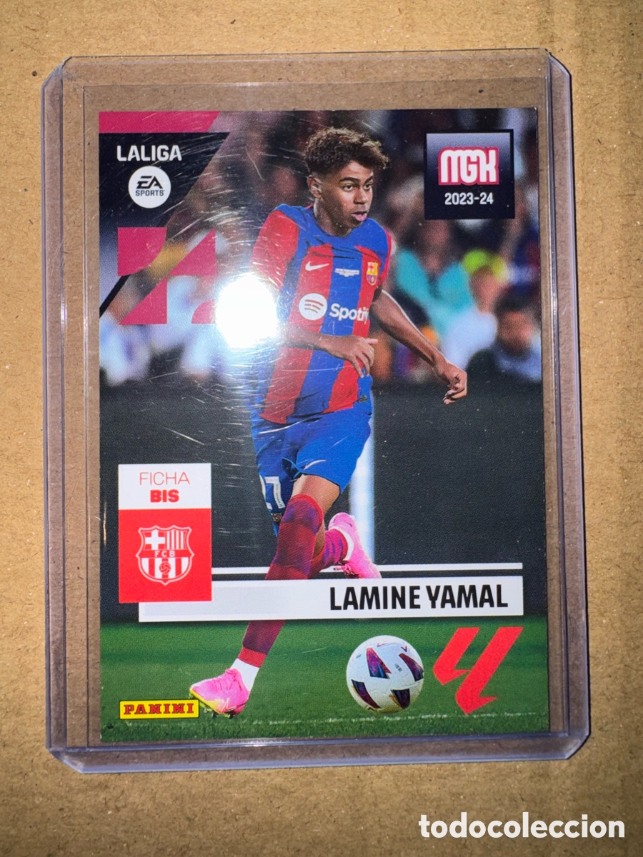 Cromos de F&uacute;tbol: # 108 Lamine Yamal BIS FC Barcelona FCB Megacracks 23 24 2023 2024 3a Tercera 3&ordf; Edici&oacute;n 3 MGK Bar&ccedil;a