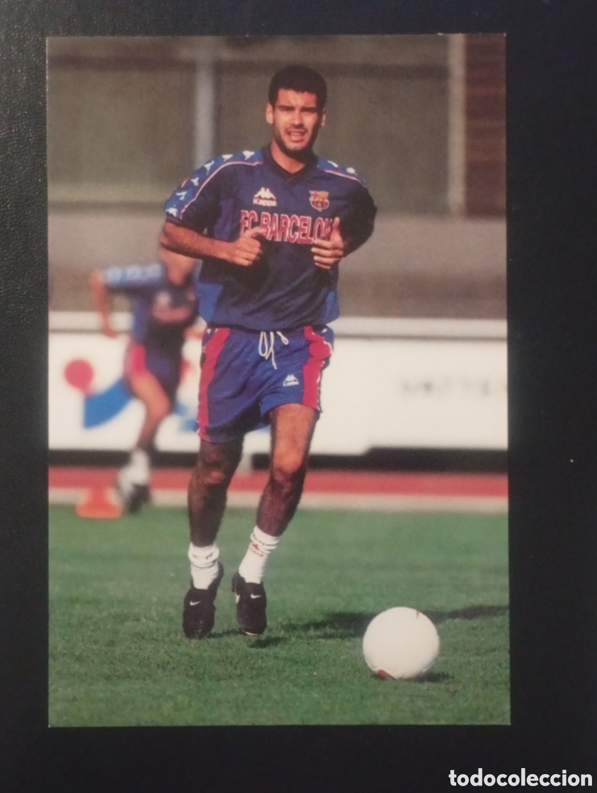 Cromos de F&uacute;tbol: foto POSTAL OFICIAL GUARDIOLA FUTBOL BARCELONA FOTOGRAF&Iacute;A no CARD TOPPS MUNDICROMO ESPA&Ntilde;A SPAIN