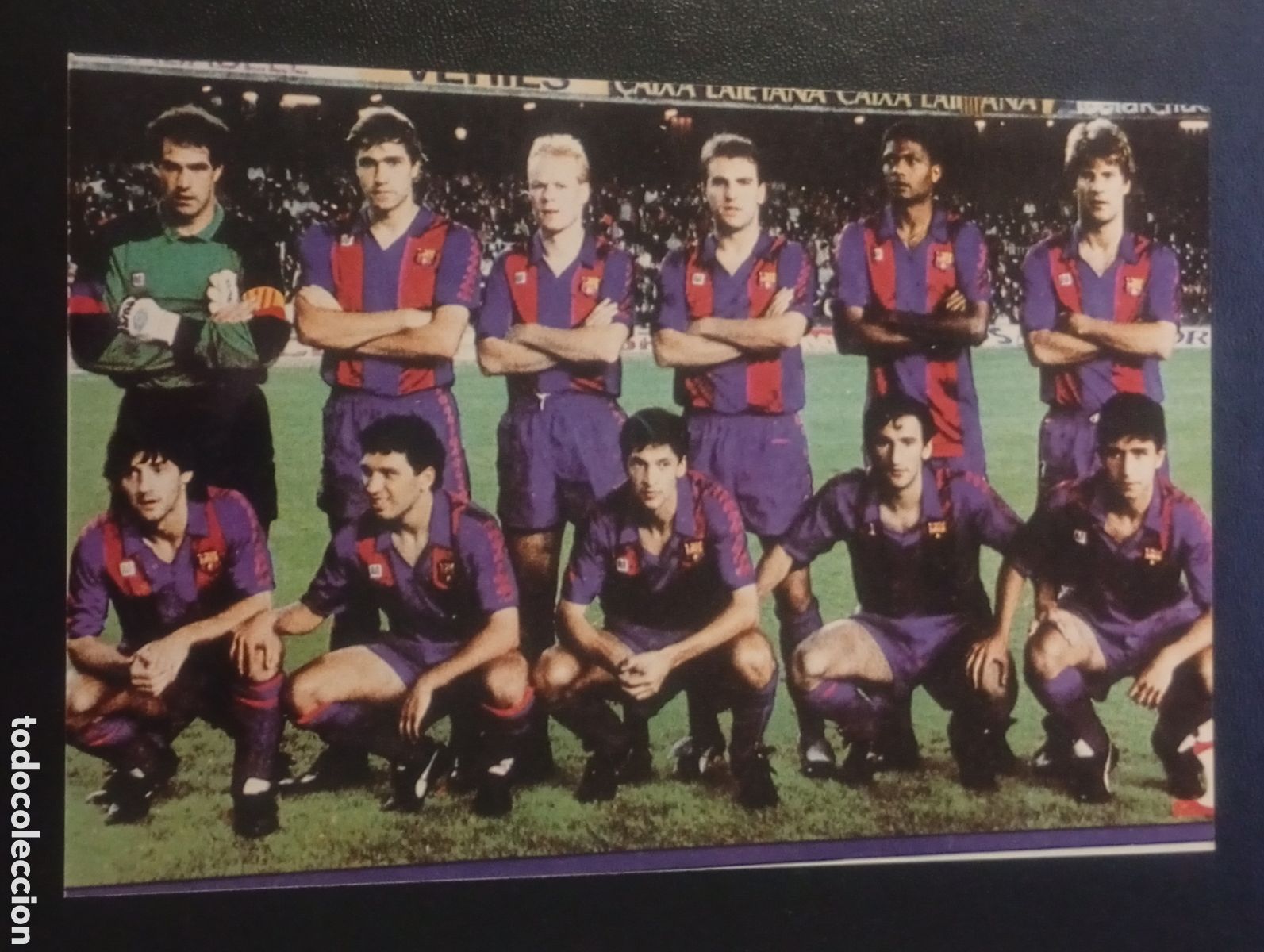 Cromos de F&uacute;tbol: foto kodak EQUIPO PLANTILLA FUTBOL CLUB BARCELONA A&Ntilde;OS 90 FOTOGRAF&Iacute;A no CARD TOPPS PANINI MUNDICROMO