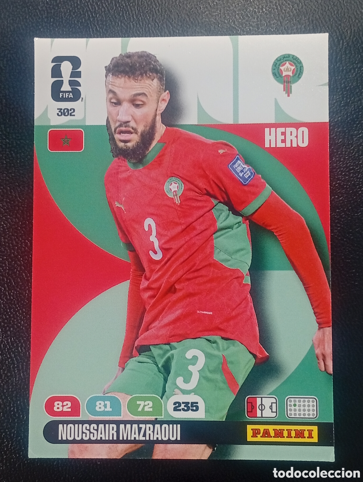 Cromos de F&uacute;tbol: 302 MAZRAQUI NOUSSAIR MARRUECOS PANINI ADRENALYN MUNDIAL WORLD CUP 2026 CROMOS CARDS TOPPS USA MEX