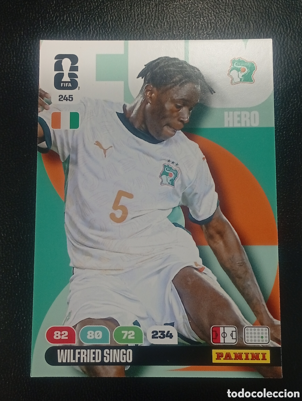 Cromos de F&uacute;tbol: 245 WILFRIED SINGO COSTA MARFIL PANINI ADRENALYN MUNDIAL WORLD CUP 2026 CROMOS CARDS TOPPS USA MEX