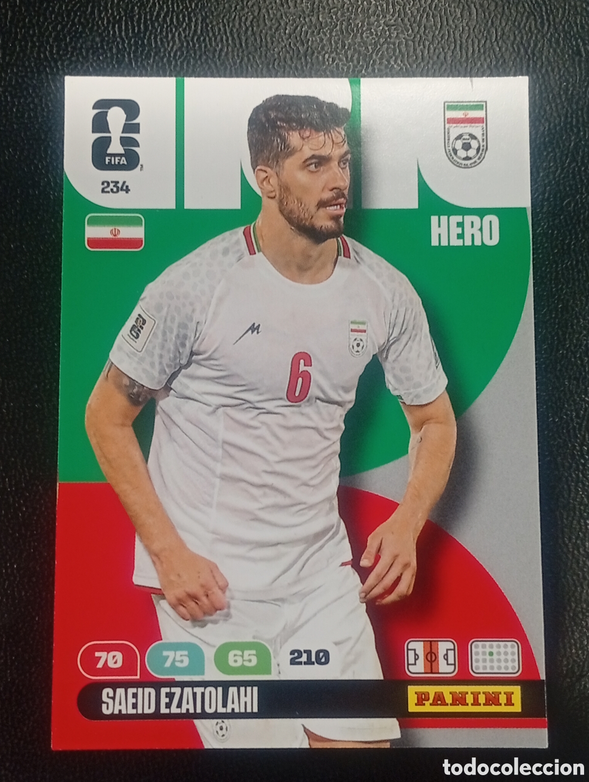 Cromos de F&uacute;tbol: 234 SAEID EZATOLAHI IRAN PANINI ADRENALYN MUNDIAL WORLD CUP 2026 CROMOS CARDS TOPPS USA MEX
