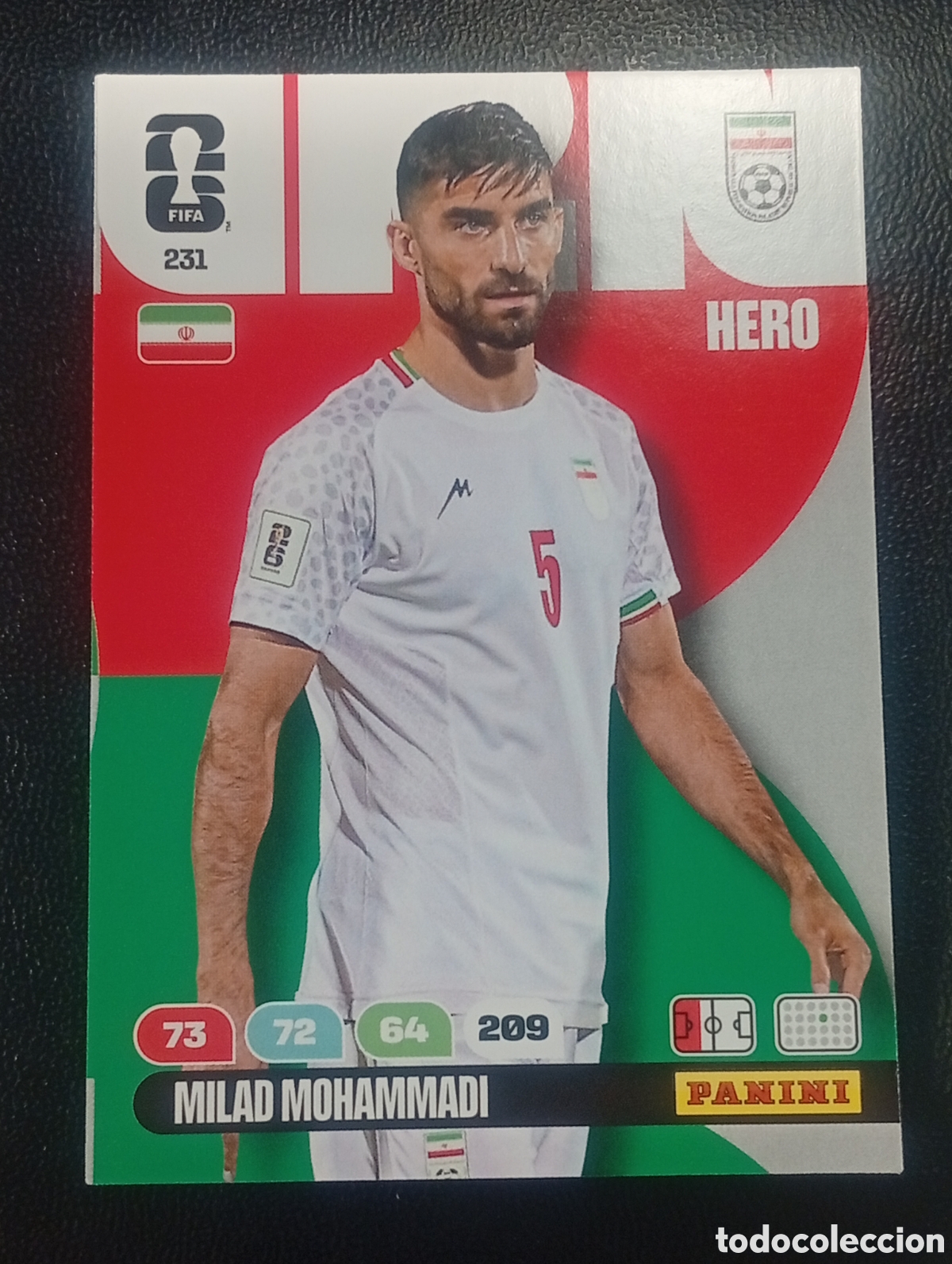 Cromos de F&uacute;tbol: 231 MOHAMMADI MILAD IRAN PANINI ADRENALYN MUNDIAL WORLD CUP 2026 CROMOS CARDS TOPPS USA MEX