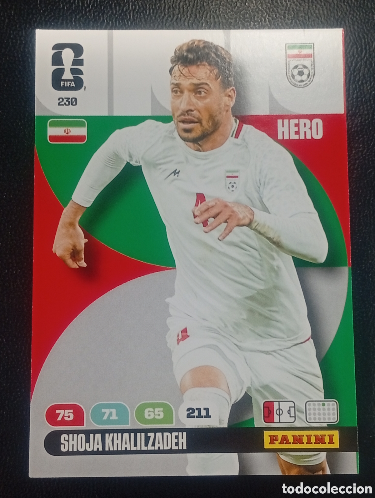 Cromos de F&uacute;tbol: 230 SHOJA KHALILZADEH IRAN PANINI ADRENALYN MUNDIAL WORLD CUP 2026 CROMOS CARDS TOPPS USA MEX