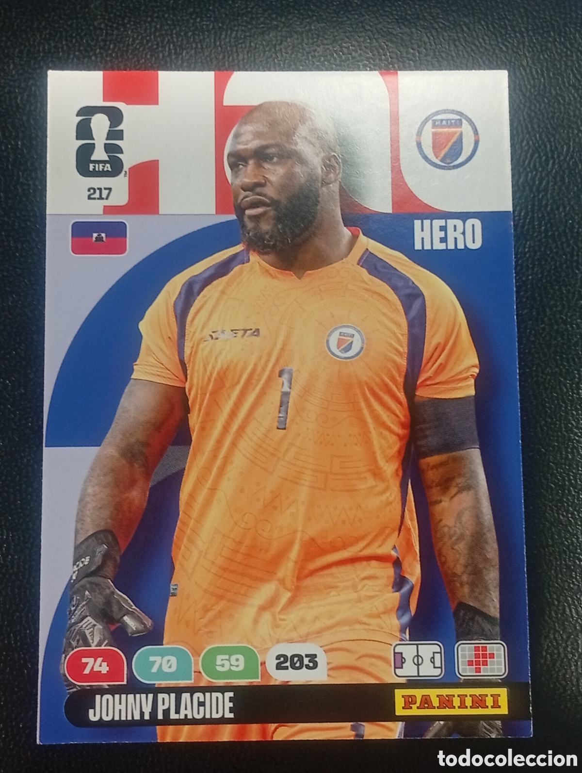 Cromos de F&uacute;tbol: 217 JOHNY PLACIDE HAITI PANINI ADRENALYN MUNDIAL WORLD CUP 2026 CROMOS CARDS TOPPS USA MEX