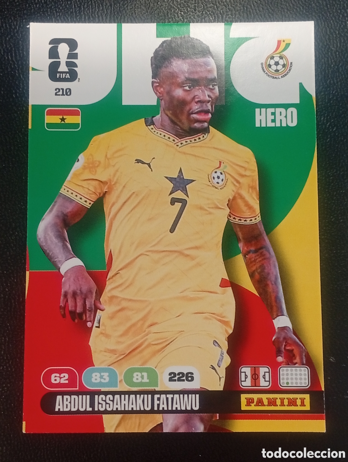 Cromos de F&uacute;tbol: 210 FATAWU GHANA PANINI ADRENALYN MUNDIAL WORLD CUP 2026 CROMOS CARDS TOPPS USA MEX