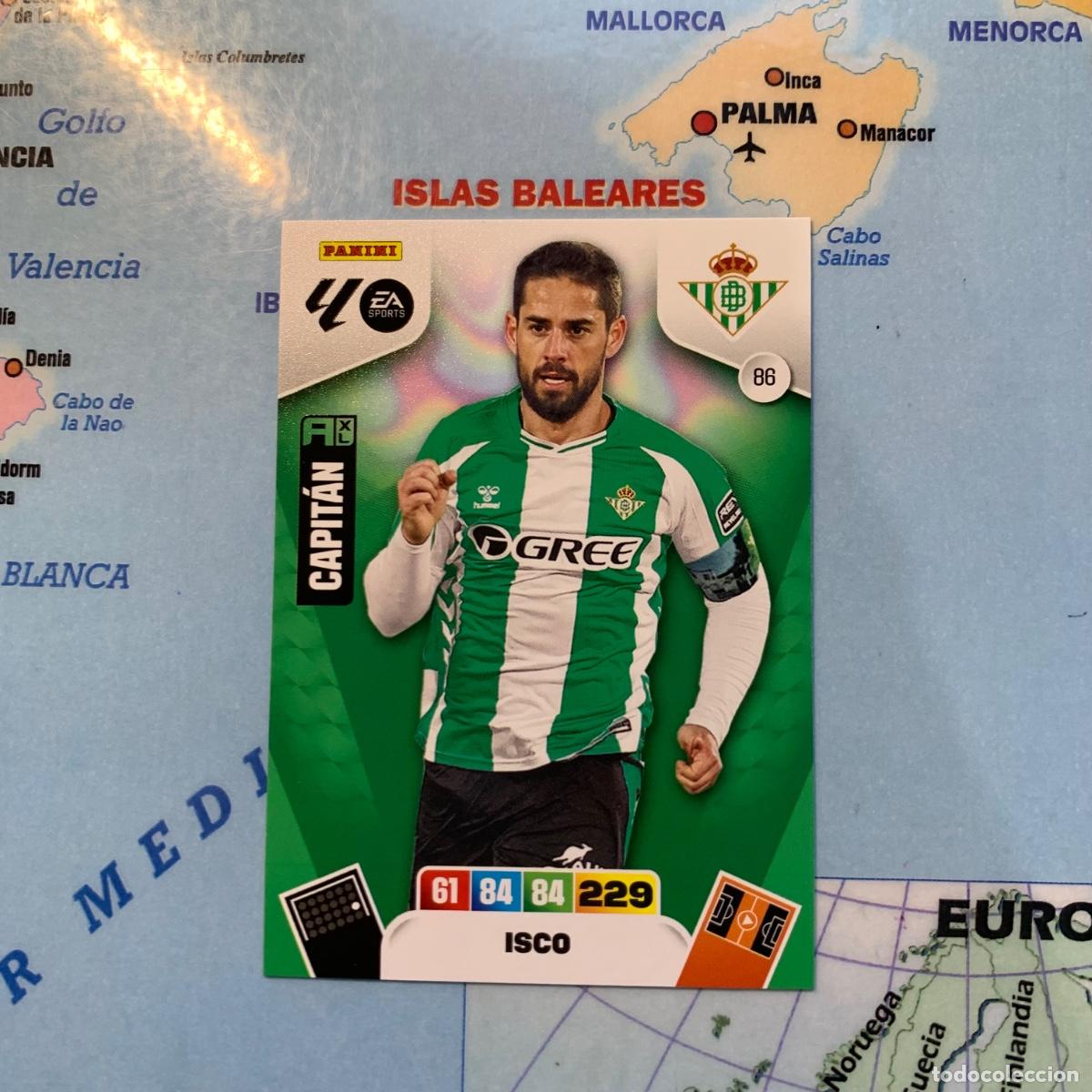Cromos de F&uacute;tbol: Isco n&uacute;mero 86 del Betis cromo adrenalyn XL 25-26 2025-2026