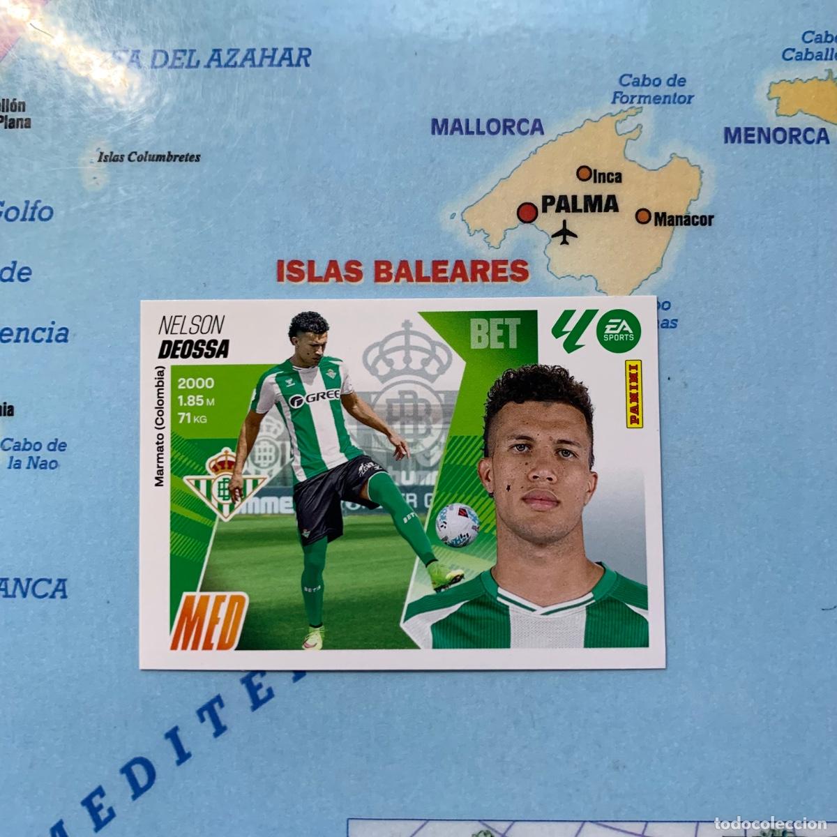 Cromos de F&uacute;tbol: Deossa &uacute;ltimo fichaje n&uacute;mero 39 del Betis cromo liga este 25-26 2025-2026
