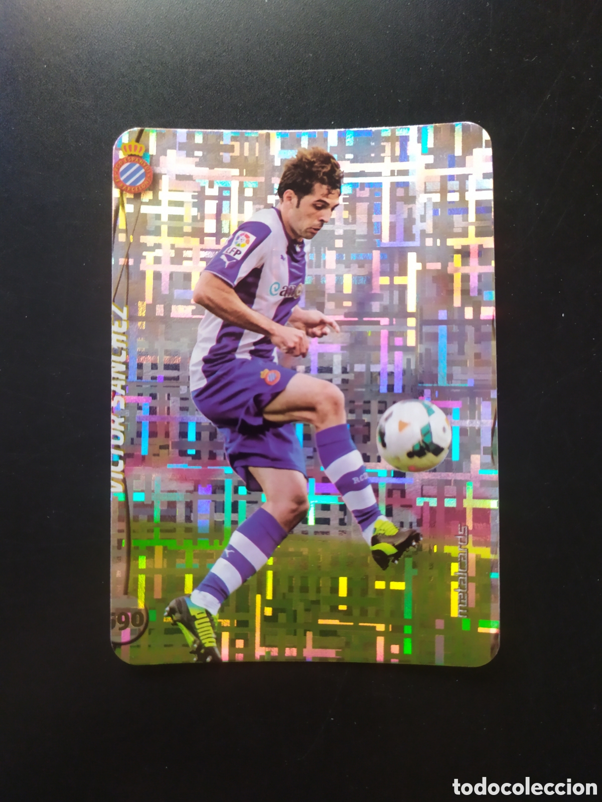Cromos de F&uacute;tbol: Mundicromo fichas Liga 2014 2015 14 15 Victor S&aacute;nchez top brillo tetris n&deg; 590 Espanyol