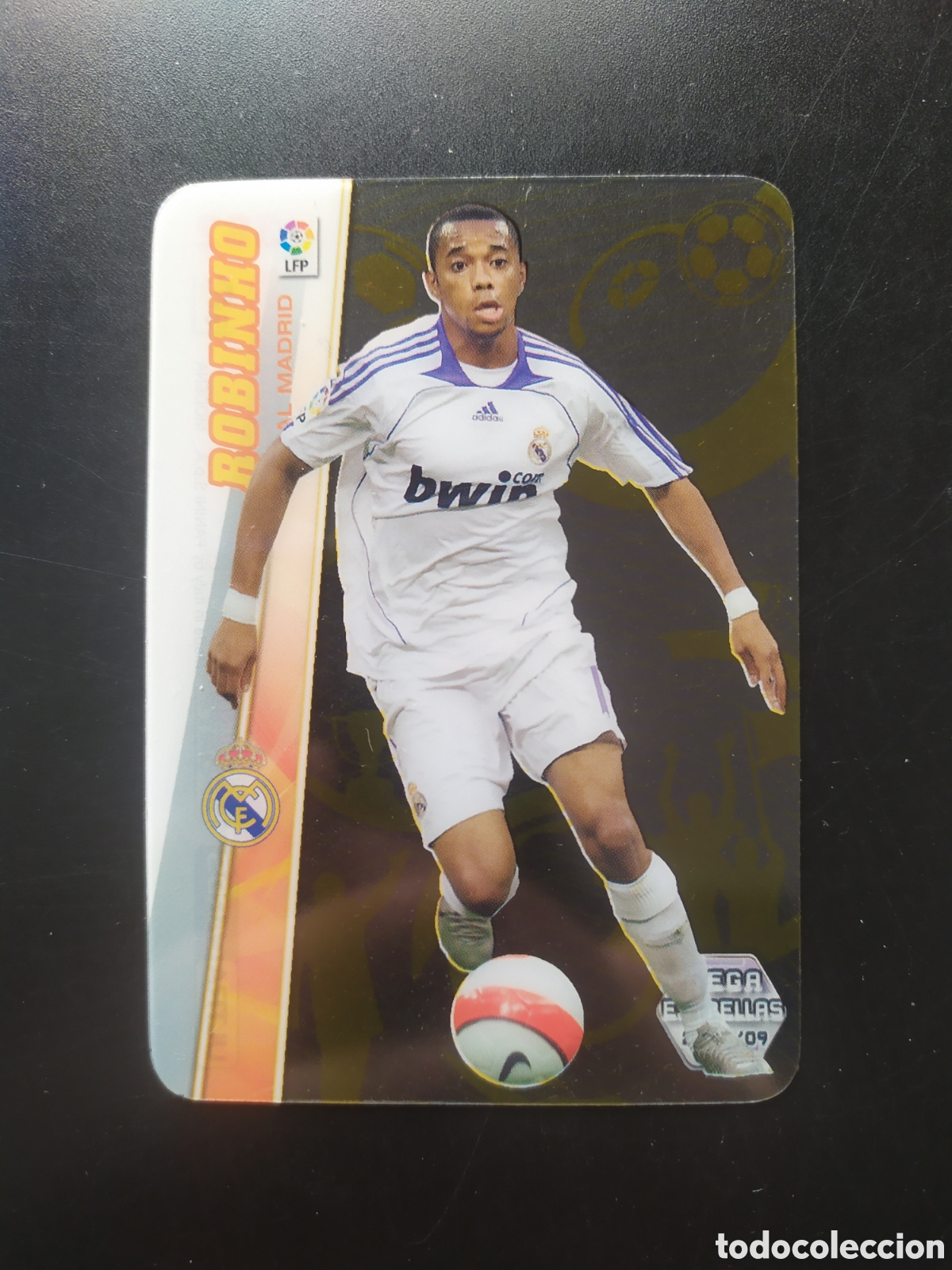 Cromos de F&uacute;tbol: Megacracks 2008 2009 08 09 panini Robinho estrellas n&deg; 382 Real Madrid