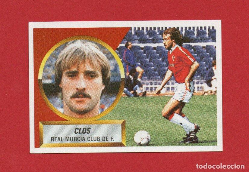 Cromos de F&uacute;tbol: ESTE 88 89 CLOS FICHAJE N&ordm; 31 DIFICIL DEL REAL MURCIA NUEVO SIN PEGAR ESTE 1988 1989