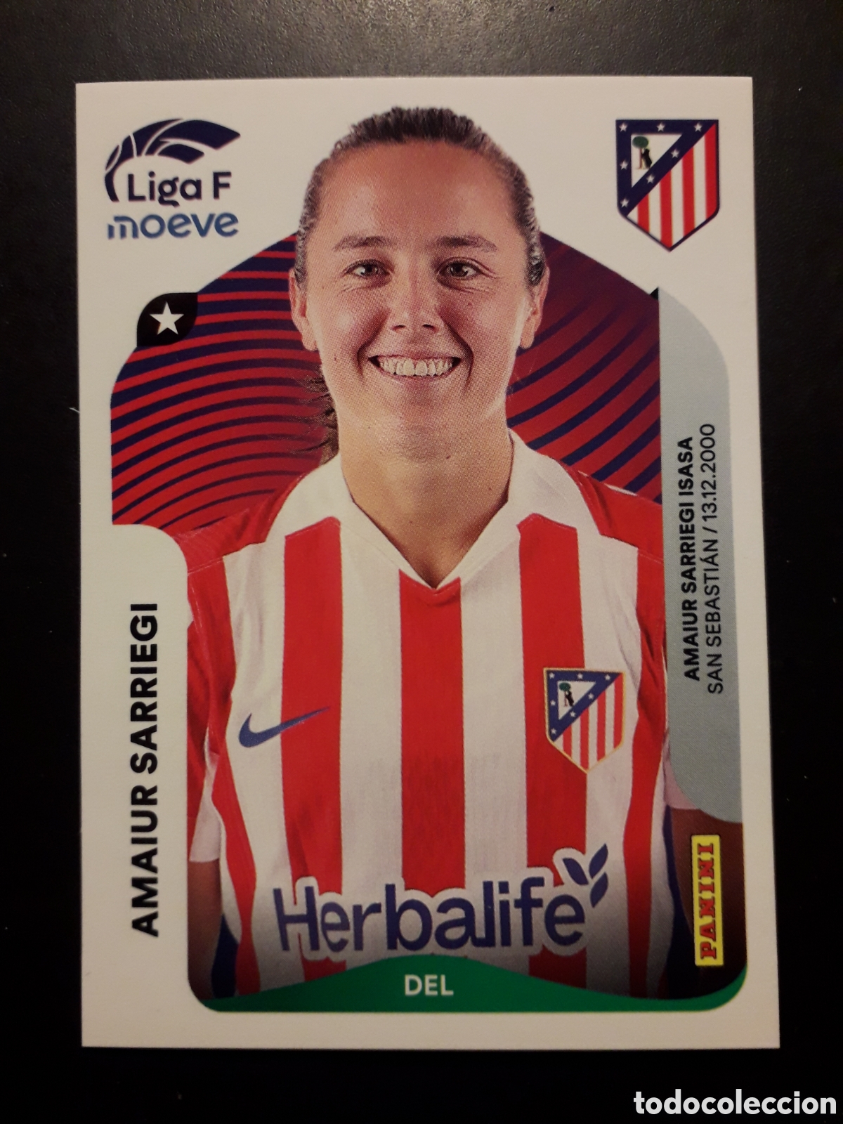 Football Stickers: AMAIUR SARRIEGI AT MADRID N&deg; 61 LIGA F FEMENINA 2025 2026 25 26 PANINI SIN PEGAR PEDIDO M&Iacute;NIMO 3&euro;