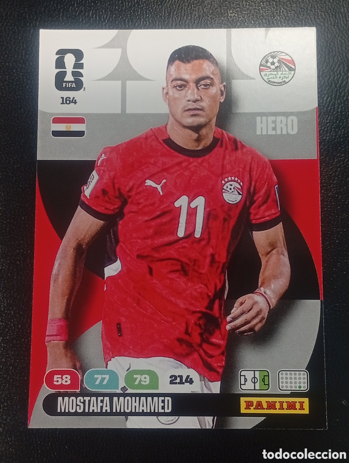 Football Stickers: 164 MOHAMED MOSTAFA EGIPTO EGYPT PANINI ADRENALYN MUNDIAL WORLD CUP 2026 CARD TOPPS USA MEX
