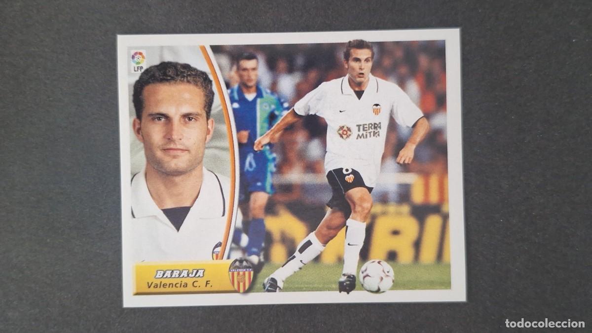 Cartes &agrave; collectionner de Football: L5 BARAJA VALENCIA C. F. LIGA ESTE 2003 2004 03 04 NUNCA PEGADO SIN PEGAR