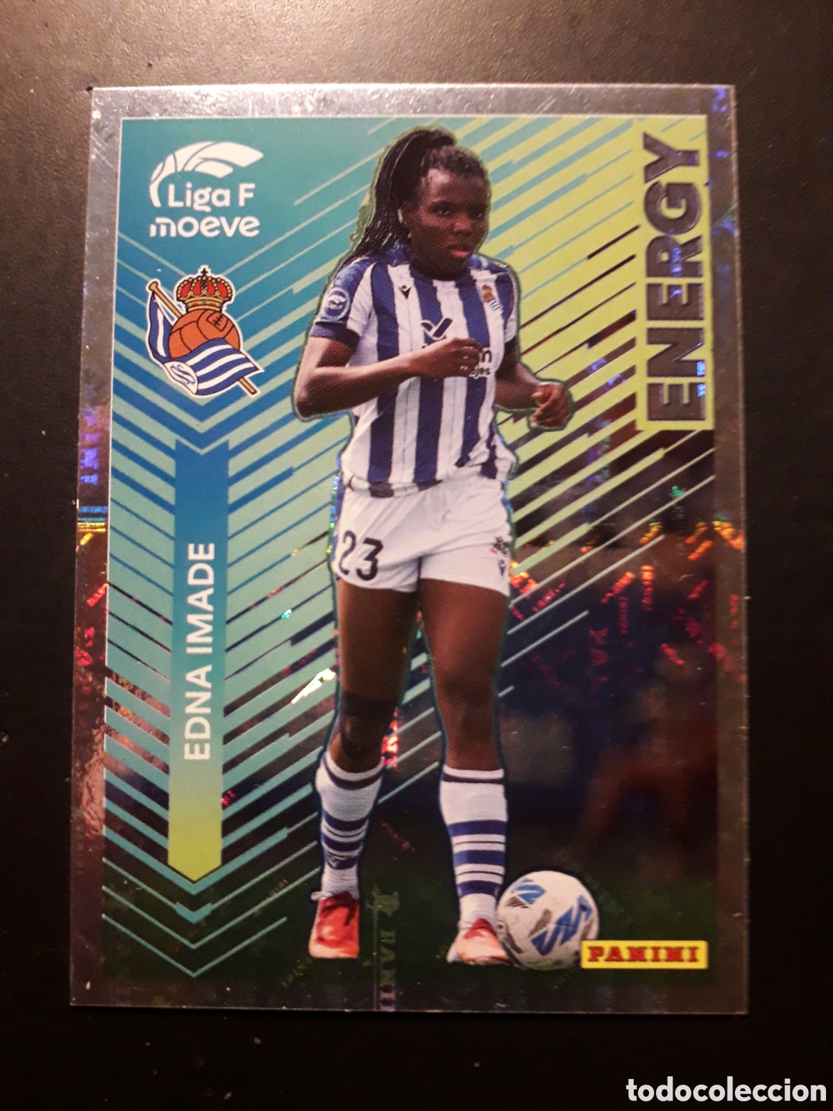 Cartes &agrave; collectionner de Football: EDNA IMADE REAL SOCIEDAD ENERGY N&deg; 337 LIGA F FEMENINA 2025 2026 25 26 PANINI PEDIDO M&Iacute;NIMO 3&euro;