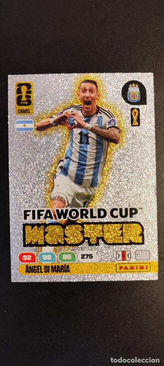 Cromos de F&uacute;tbol: ADRENALYN XL FIFA WORLD CUP 2026 CARD MASTER DI MARIA ARGENTINA # DB01 PANINI