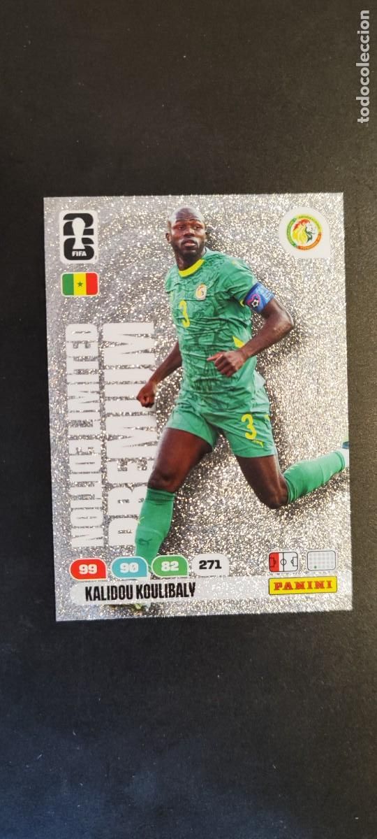 Cromos de F&uacute;tbol: ADRENALYN XL FIFA WORLD CUP 2026 CARD LIMITED EDITION PREMIUM KOULIBALY SENEGAL # PANINI