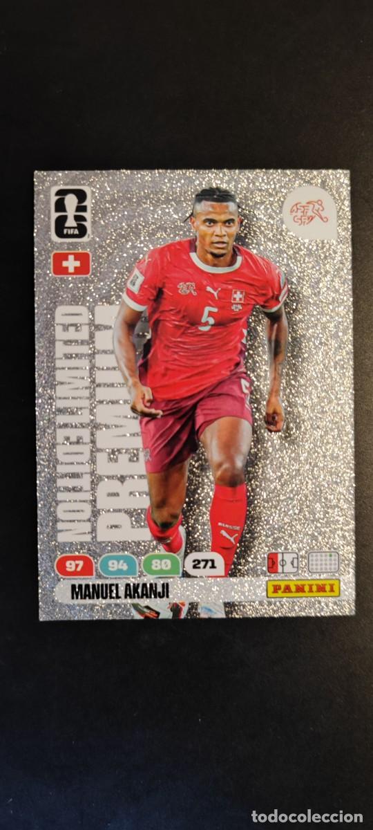 Cromos de F&uacute;tbol: ADRENALYN XL FIFA WORLD CUP 2026 CARD LIMITED EDITION PREMIUM AKANJI SUIZA # PANINI