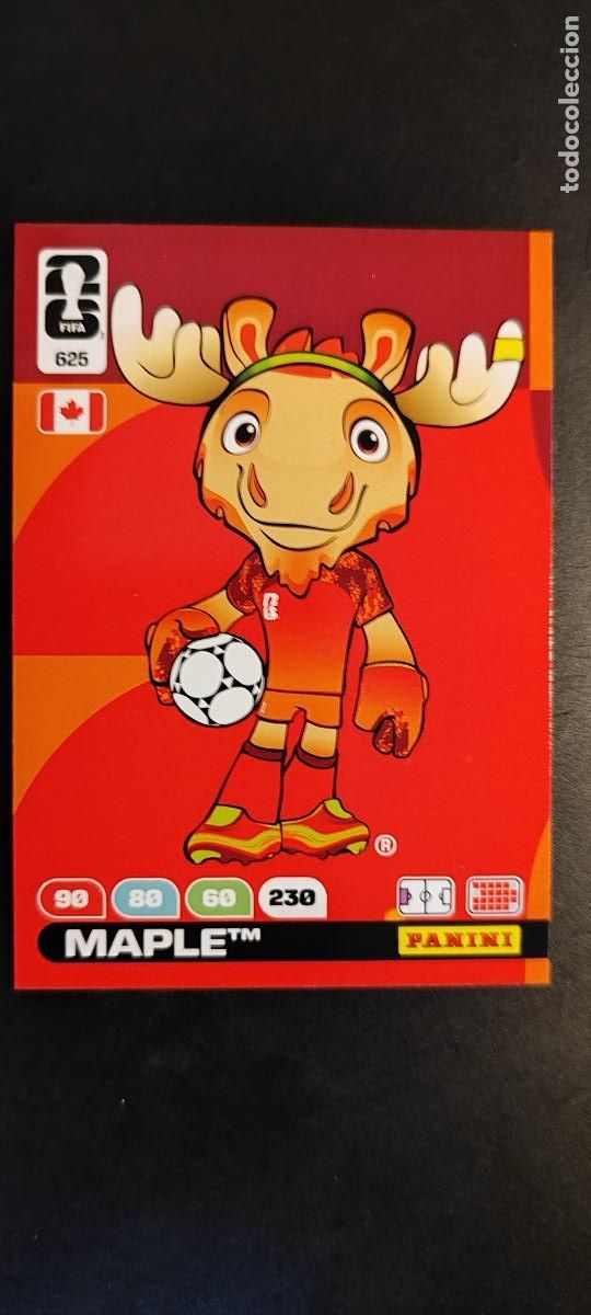 Cromos de F&uacute;tbol: ADRENALYN XL FIFA WORLD CUP 2026 CARD MASCOTA MAPLE CANADA # 625 PANINI