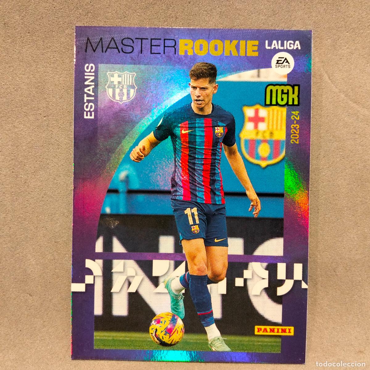 Cromos de F&uacute;tbol: Estanis (Estanislau) Pedrola Fortuny, F&uacute;tbol Club Barcelona, Master Rookie, MegaCracks, MGK 2023-24